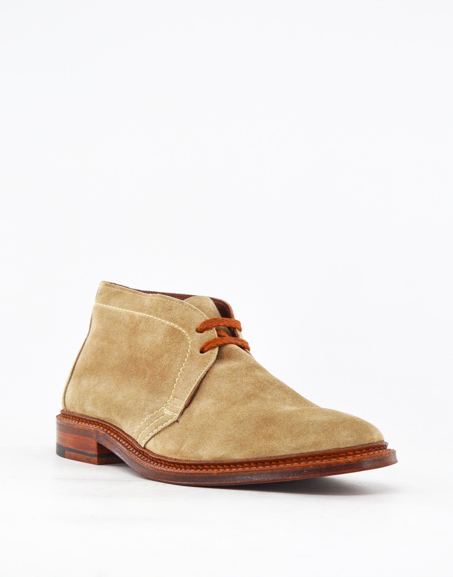 ALDEN Chukka Boot in Suede Fondo Cuoio Tan