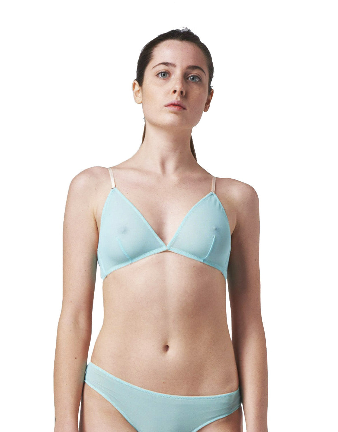 DOUUOD Reggiseno a Triangolo in Tulle Elasticizzato