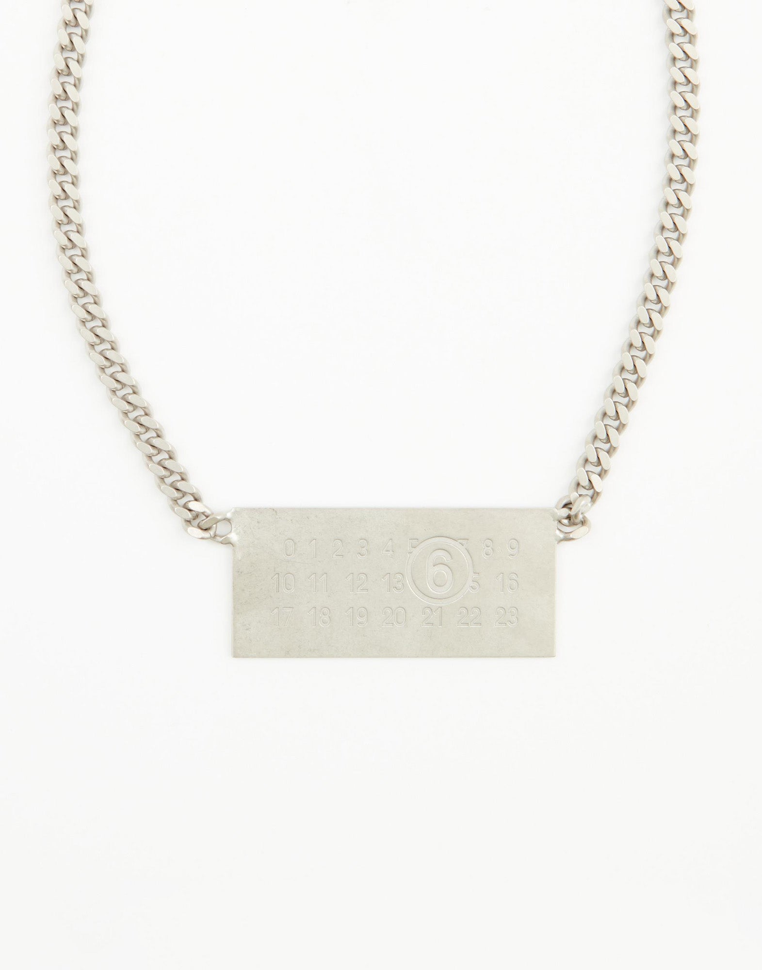 MM6 MAISON MARGIELA Collana in Palladio Burattato