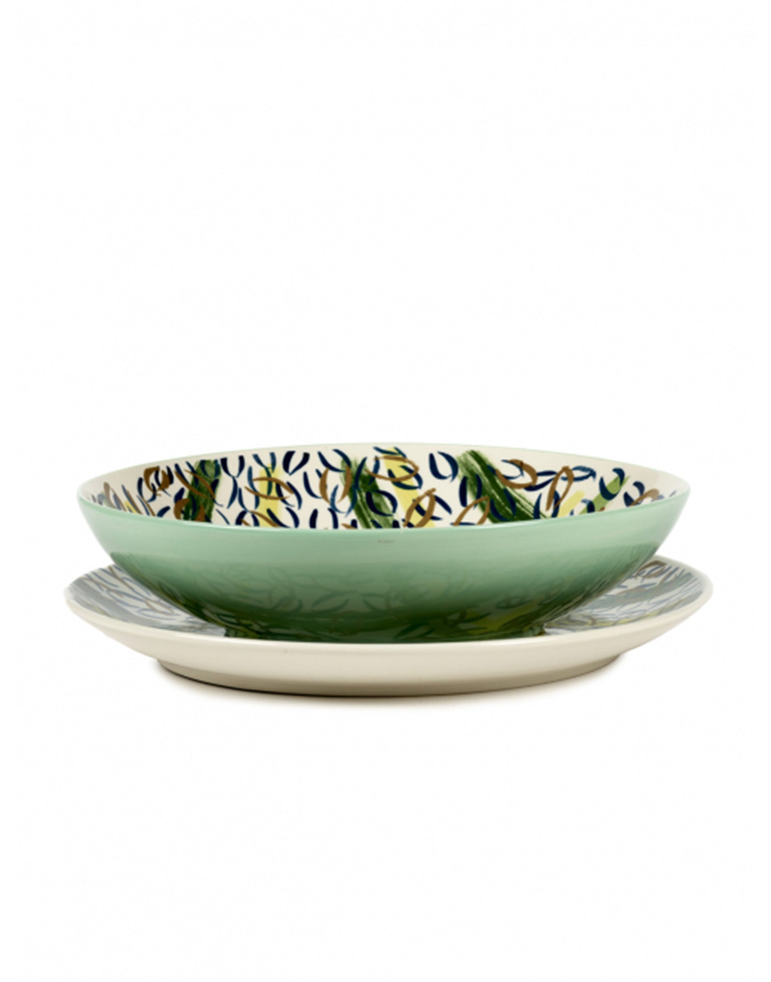 SERAX Ciotola L2 Kimono giapponesi blu/verde - Bela Silva