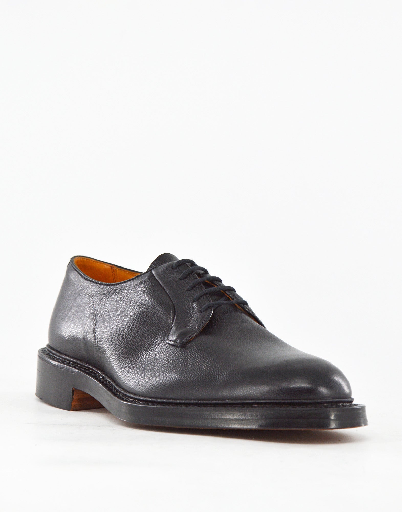 TRICKER'S Derby 3616 in Pelle Fondo Cuoio Black