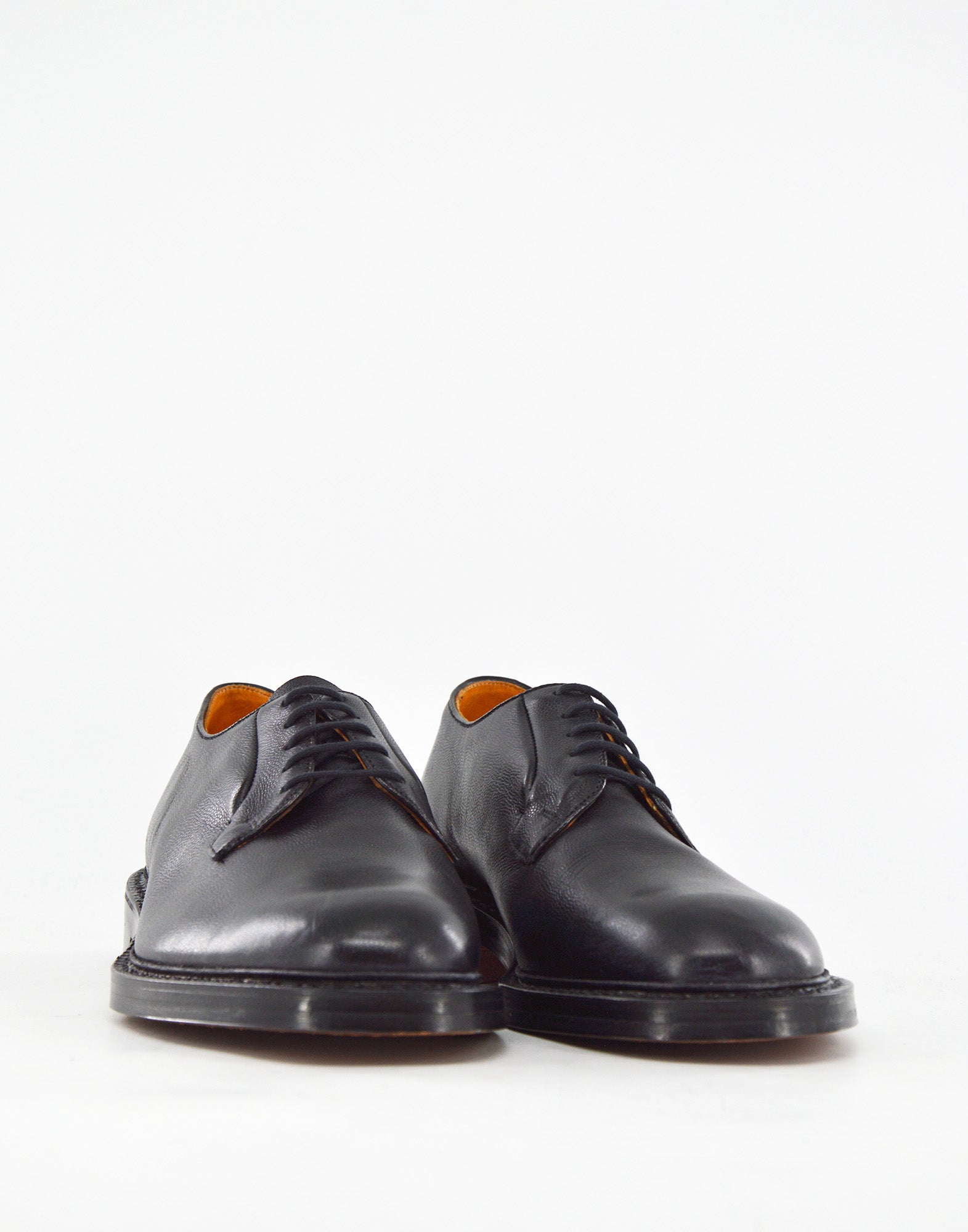 TRICKER'S Derby 3616 in Pelle Fondo Cuoio Black