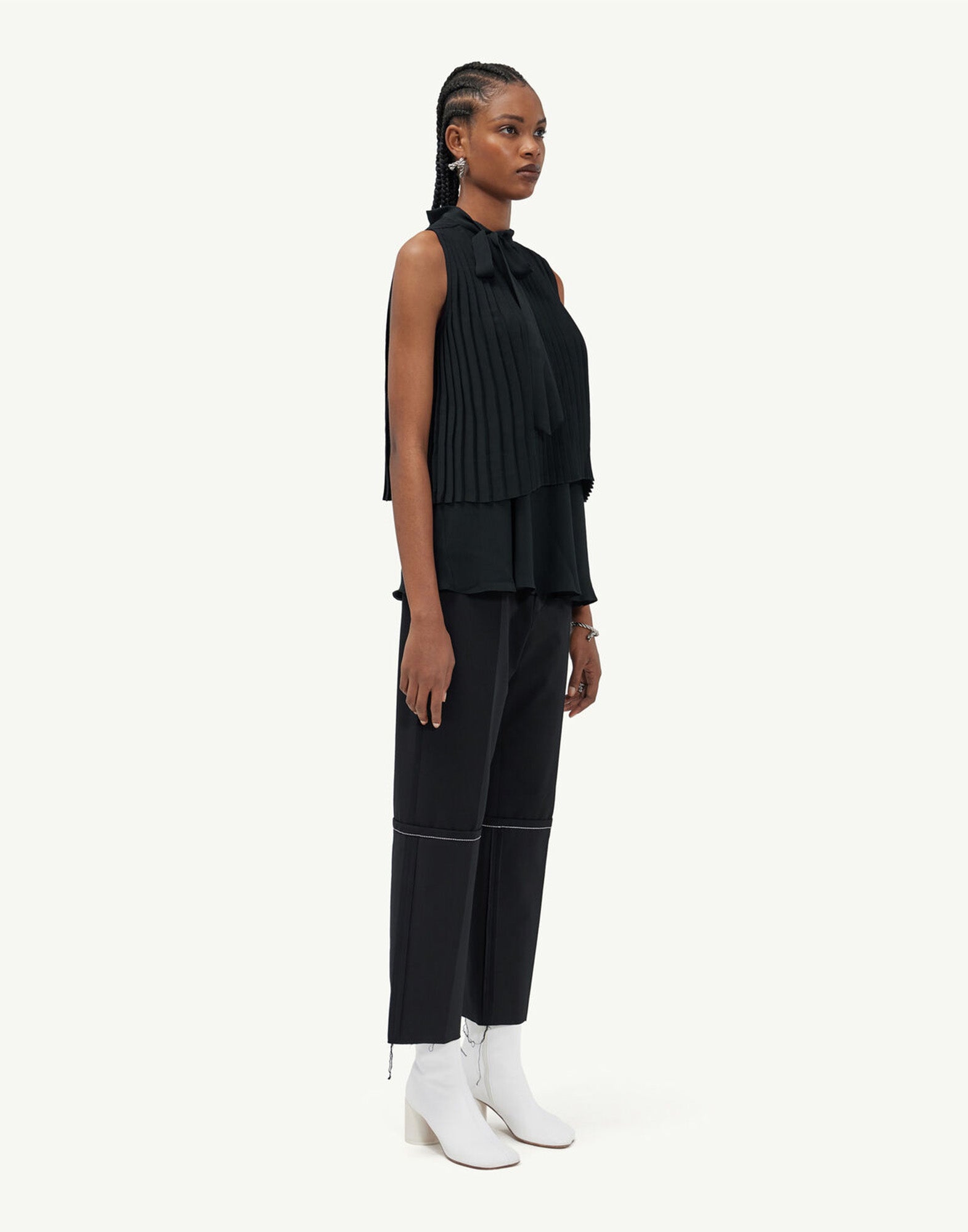 MM6 MAISON MARGIELA Top Plissettato