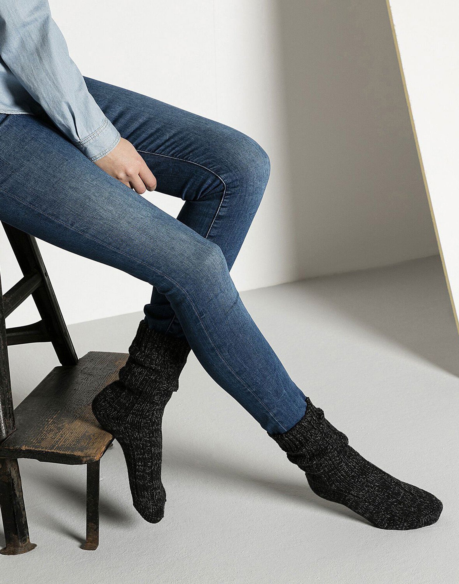 BIRKENSTOCK Calzini Cotton Twist Black