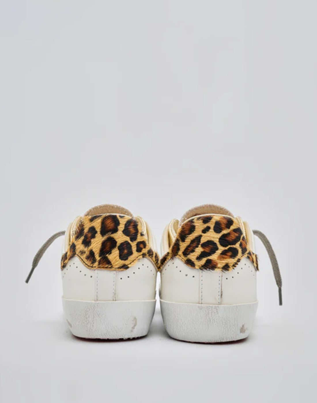 HIDNANDER Sneakers Starless Gold Lamè/Leopard