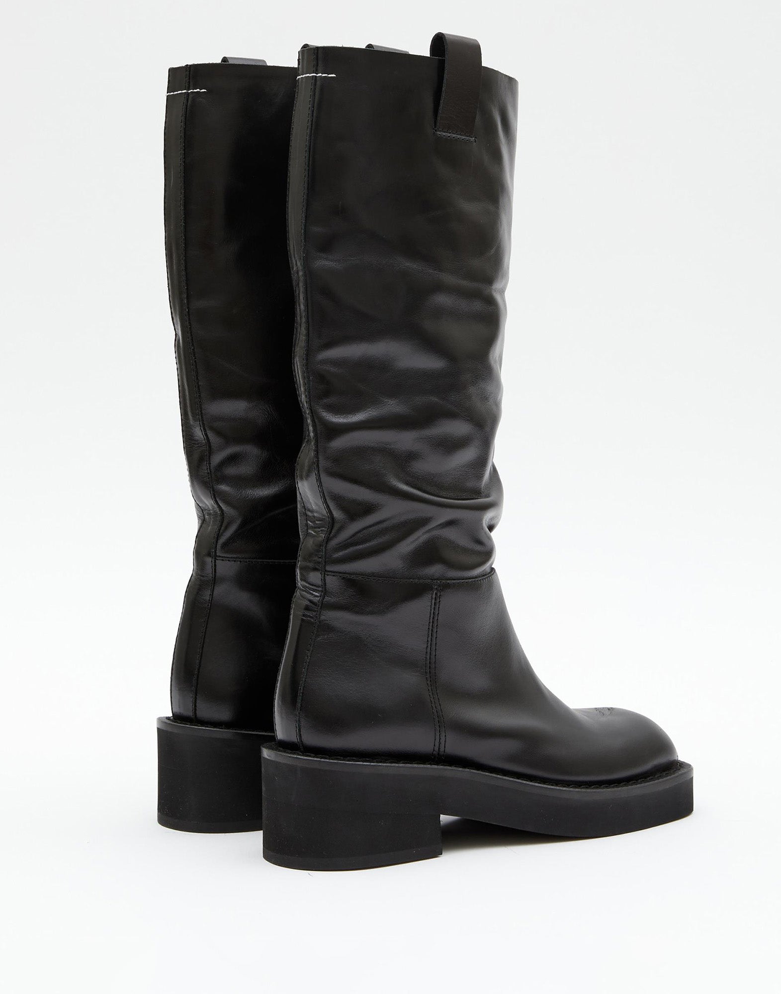 MM6 MAISON MARGIELA Stivale in Vitello Spazzolato