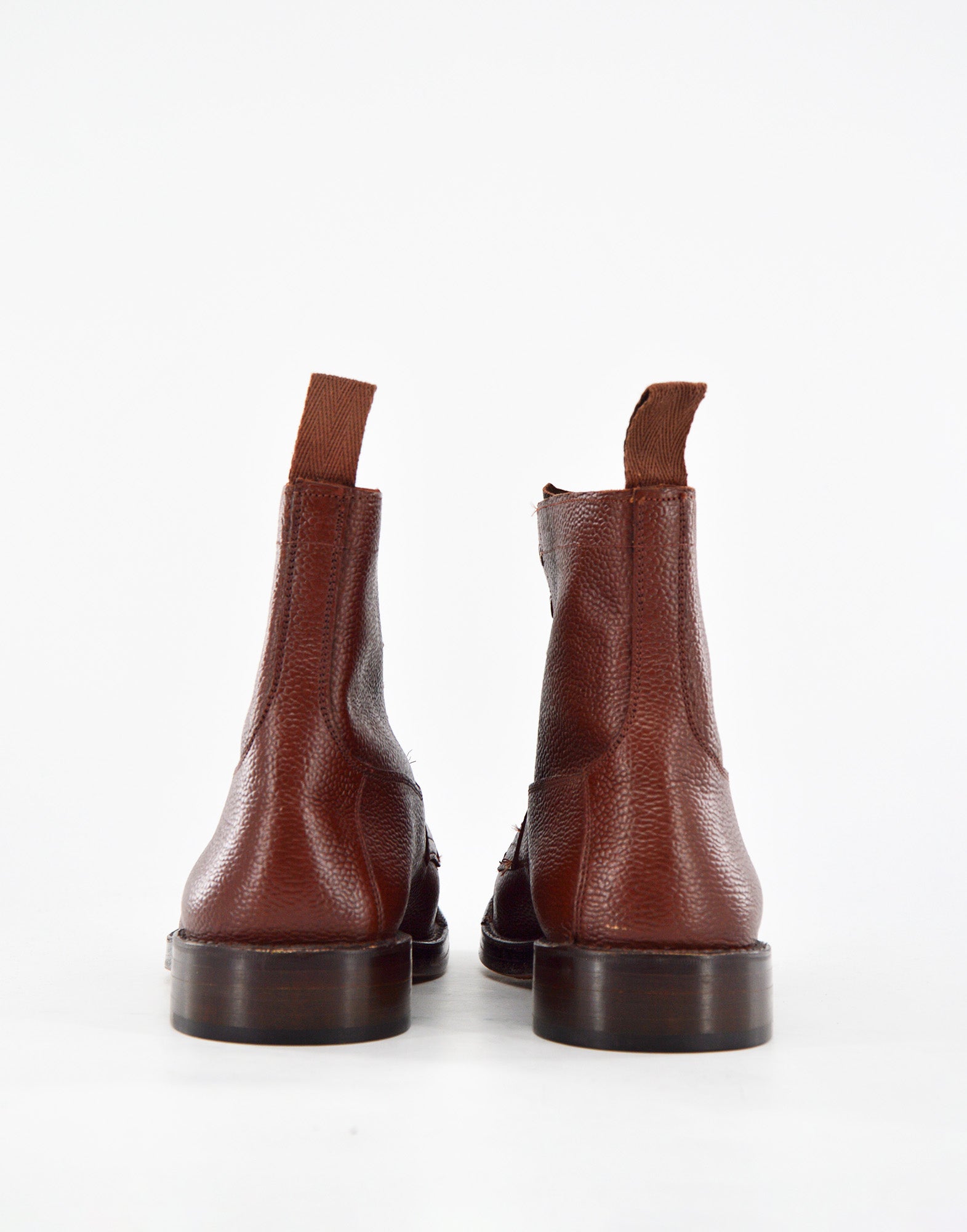 TRICKER'S Stivaletto 7534 in Pelle Grain Fondo Cuoio Espresso Burnished