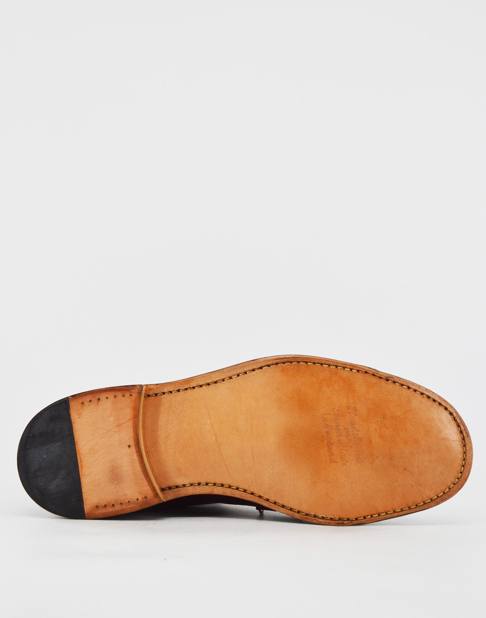 TRICKER'S Stivaletto 7534 in Pelle Grain Fondo Cuoio Espresso Burnished