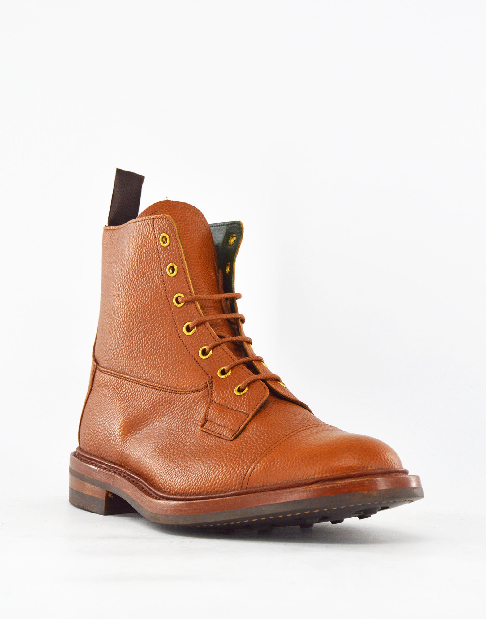TRICKER'S Allan Toe Cap Boot Fondo Dainite Scotch Grain