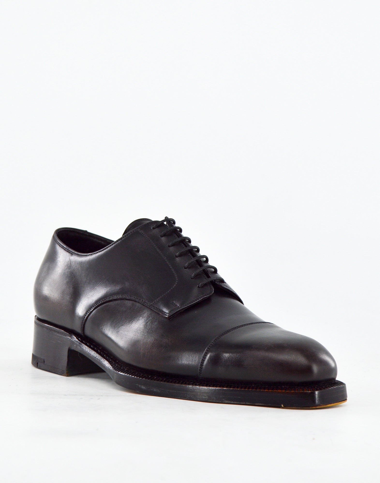 ZINTALA Derby Amleto in Pelle Nera