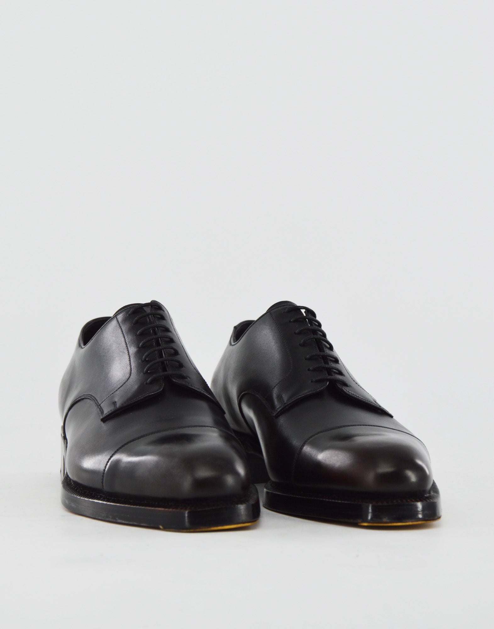 ZINTALA Derby Amleto in Pelle Nera