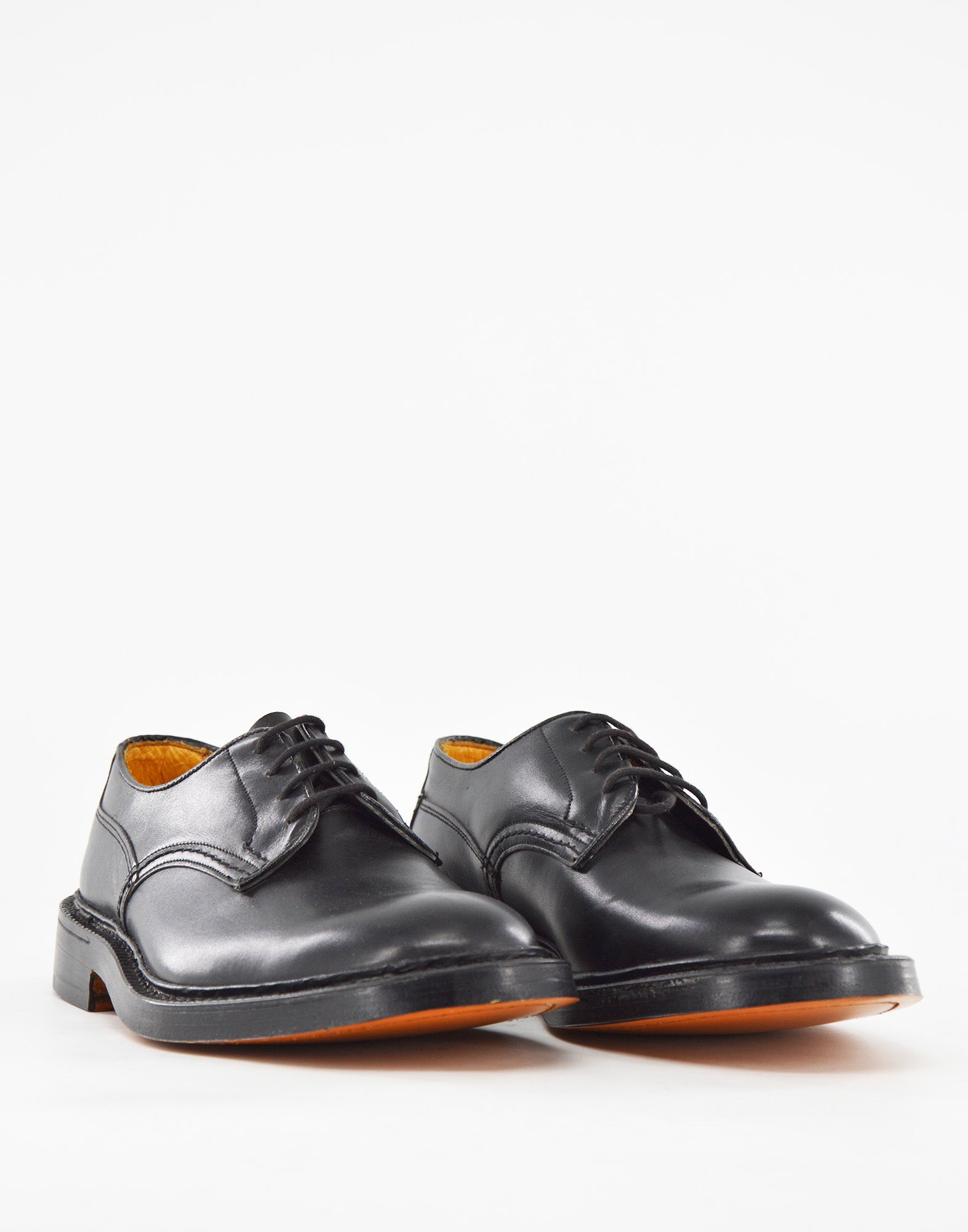 TRICKER'S Derby Andrew in Pelle Fondo Cuoio Black