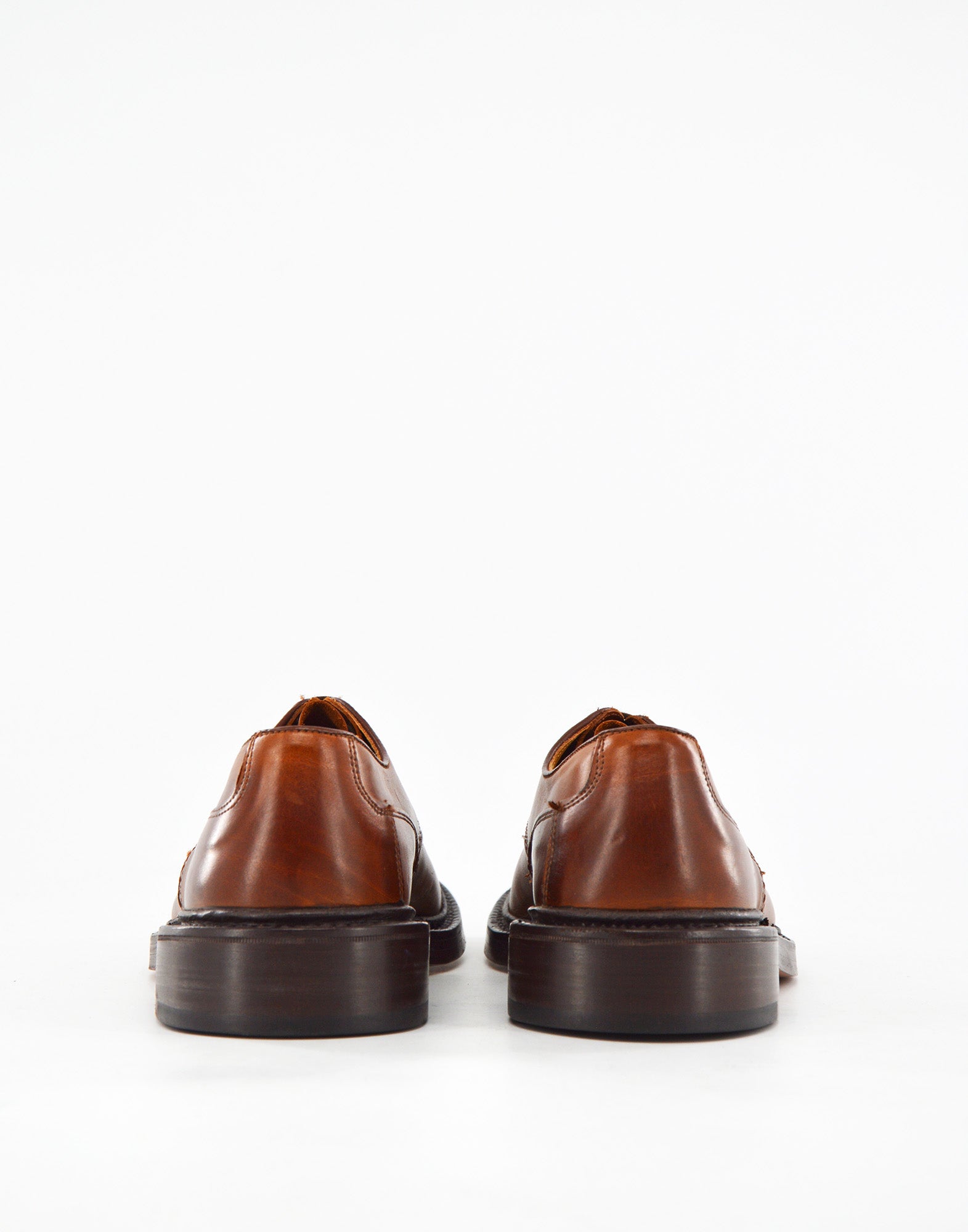 TRICKER'S Derby Andrew in Pelle Fondo Cuoio Beechnut