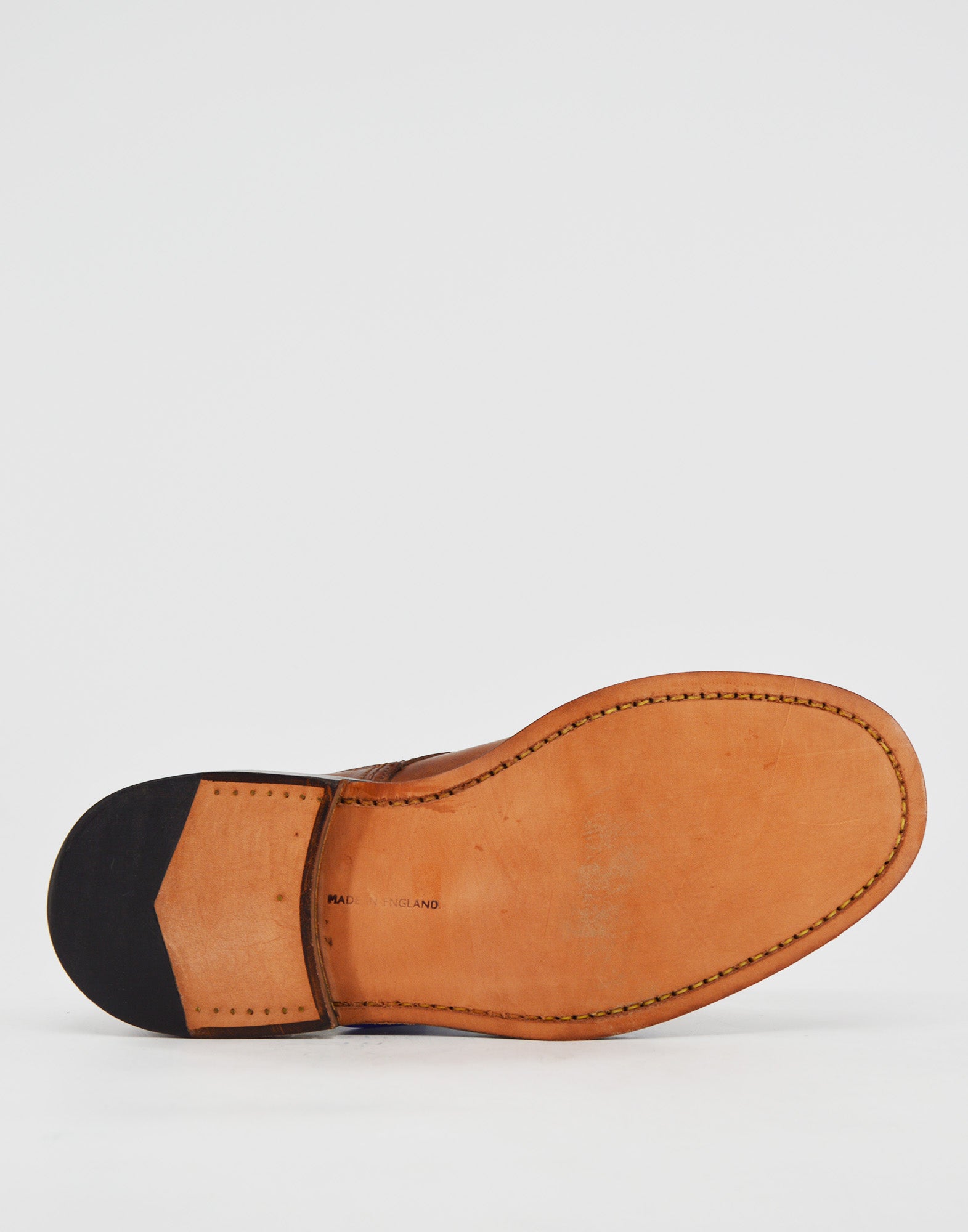 TRICKER'S Derby Andrew in Pelle Fondo Cuoio Beechnut