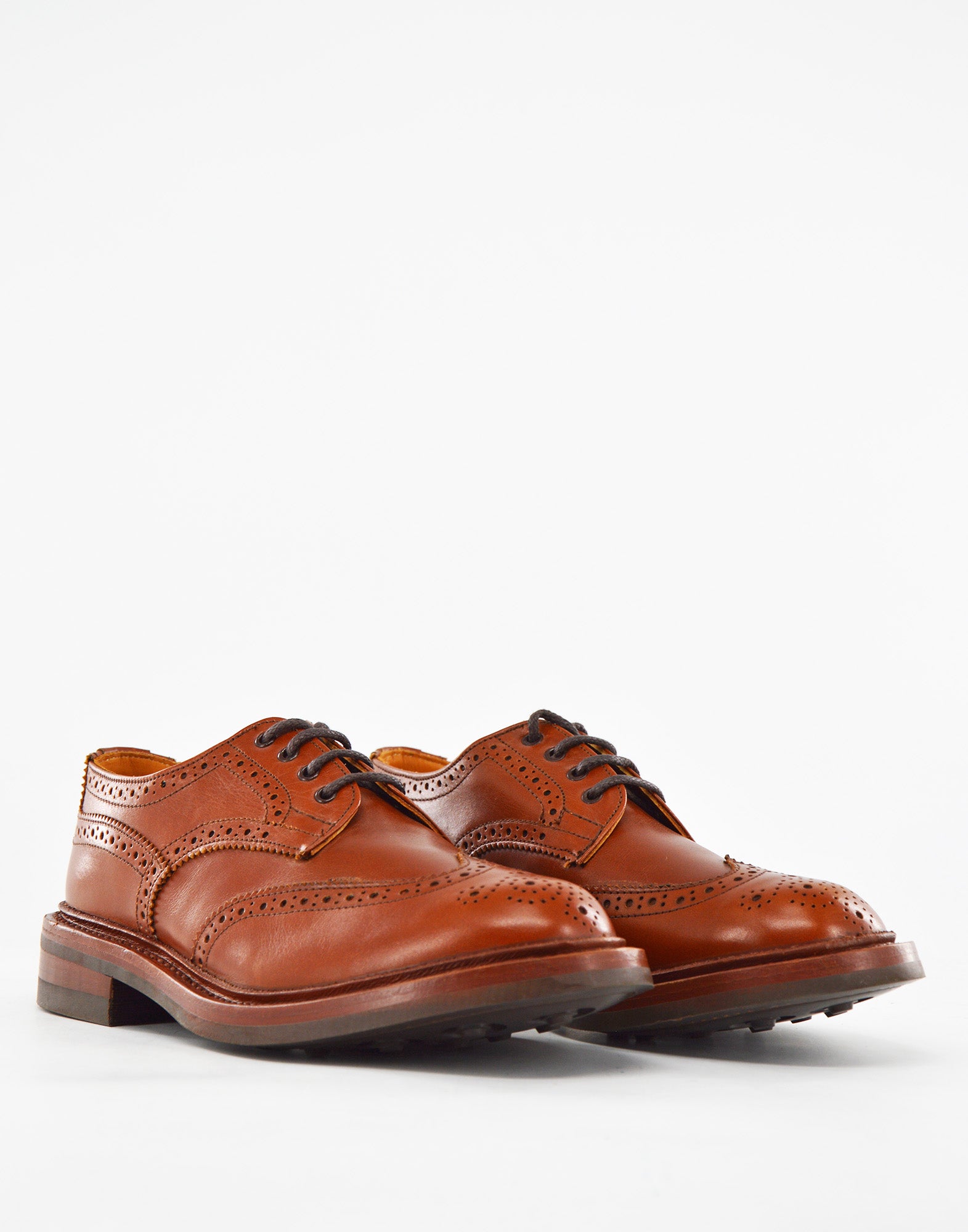 TRICKER'S Anne Brogue Country Shoe Fondo Dainite Marron Antique