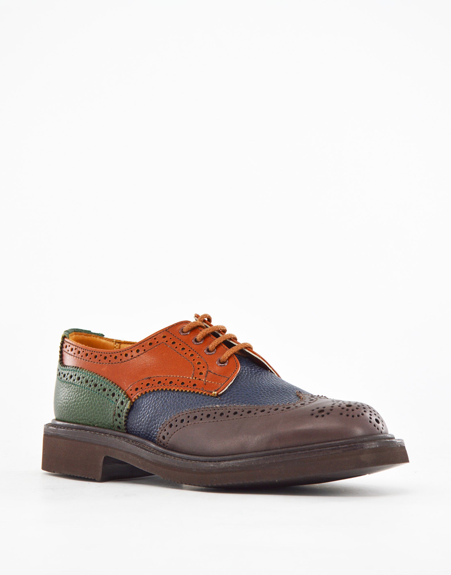 TRICKER'S Anne Brogue Country Shoe Fondo Vibram Multi Tone