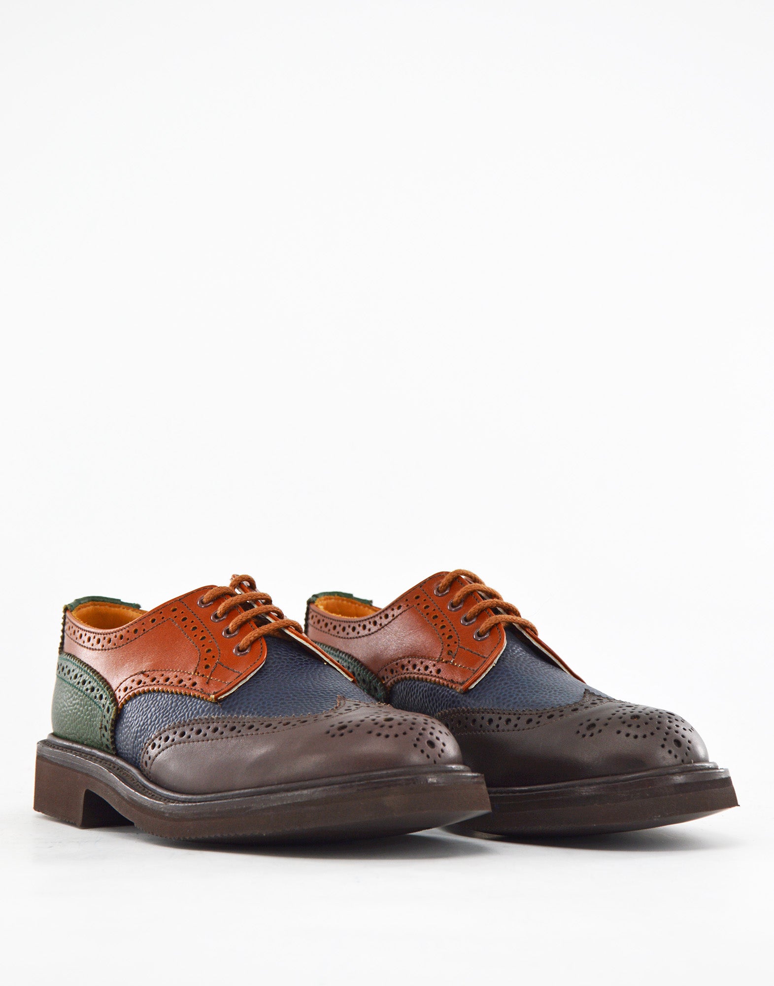 TRICKER'S Anne Brogue Country Shoe Fondo Vibram Multi Tone