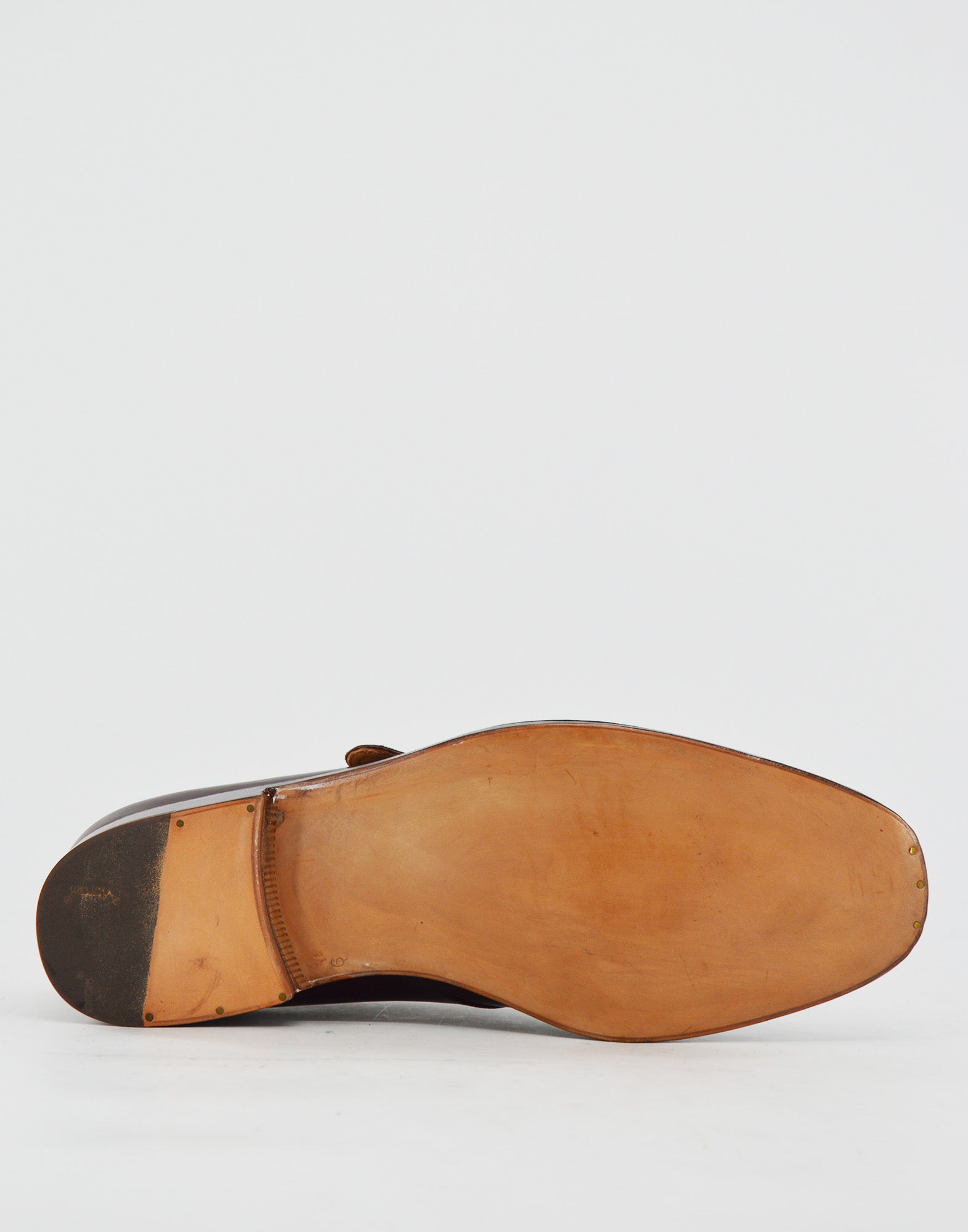 SILVANO LATTANZI Monk Strap Bonaut in Pelle Marrone