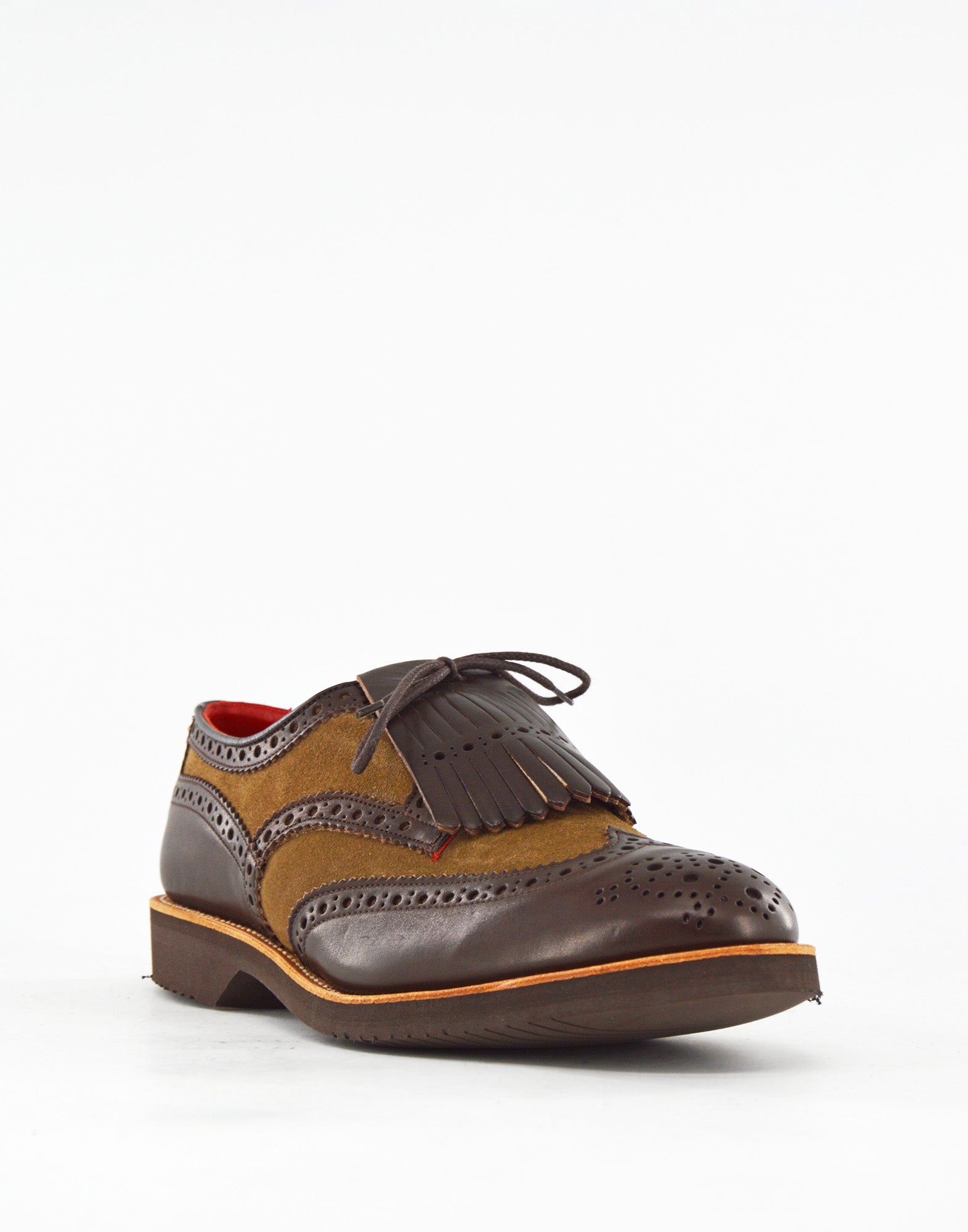 TRICKER'S Bourton Country Shoe con Frangia Fondo Vibram Two Tone