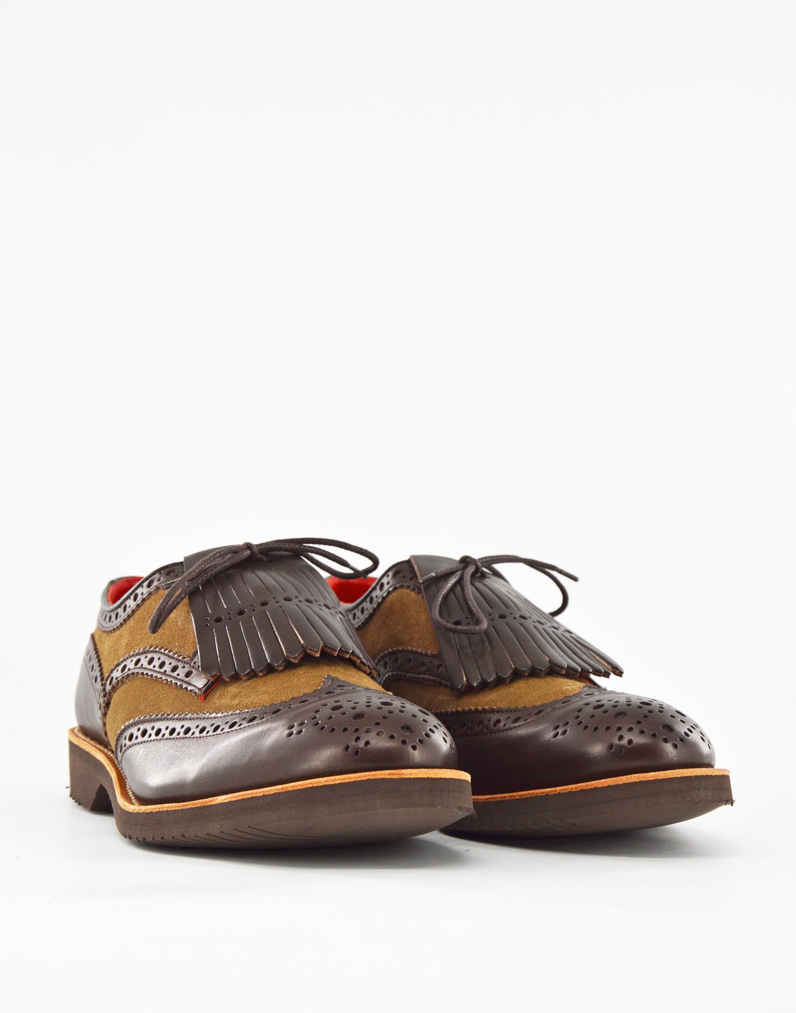 TRICKER'S Bourton Country Shoe con Frangia Fondo Vibram Two Tone