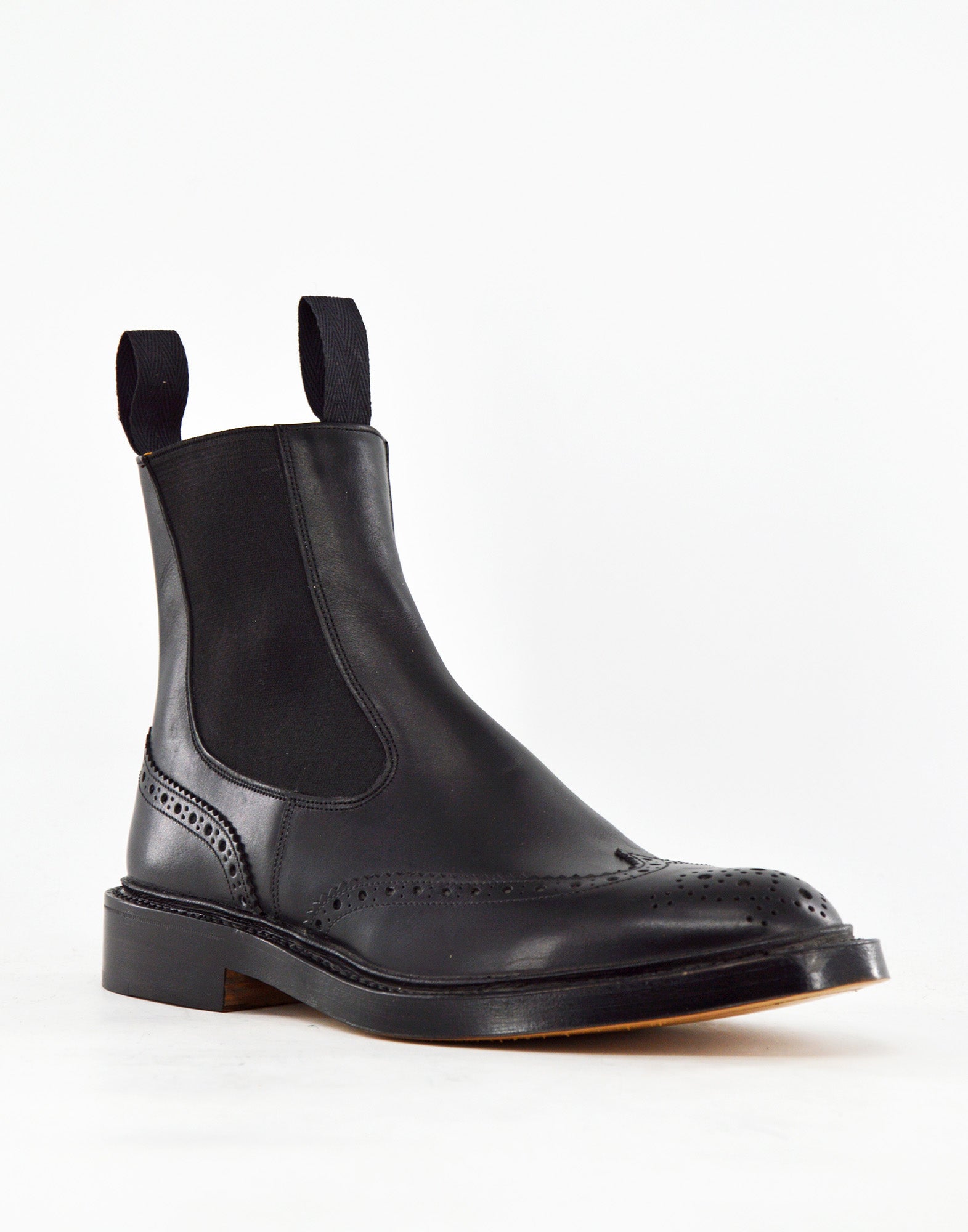TRICKER'S Henry Country Dealer Boot Fondo Cuoio in Pelle Nera