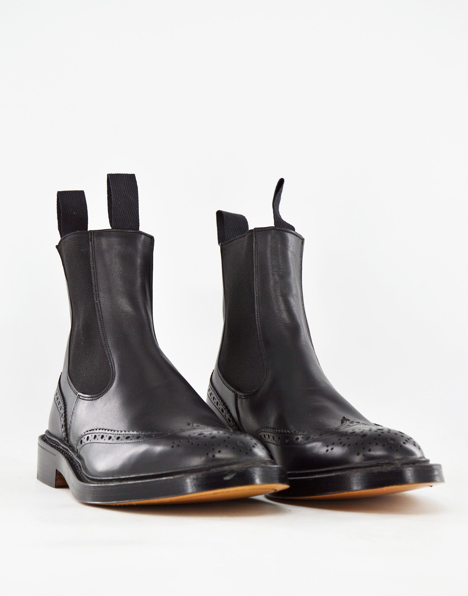 TRICKER'S Henry Country Dealer Boot Fondo Cuoio in Pelle Nera