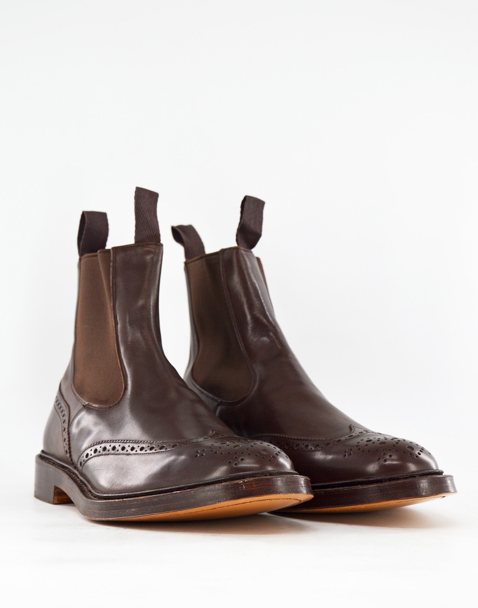 TRICKER'S Henry Country Dealer Boot Fondo Cuoio in Pelle Coffe Burnished