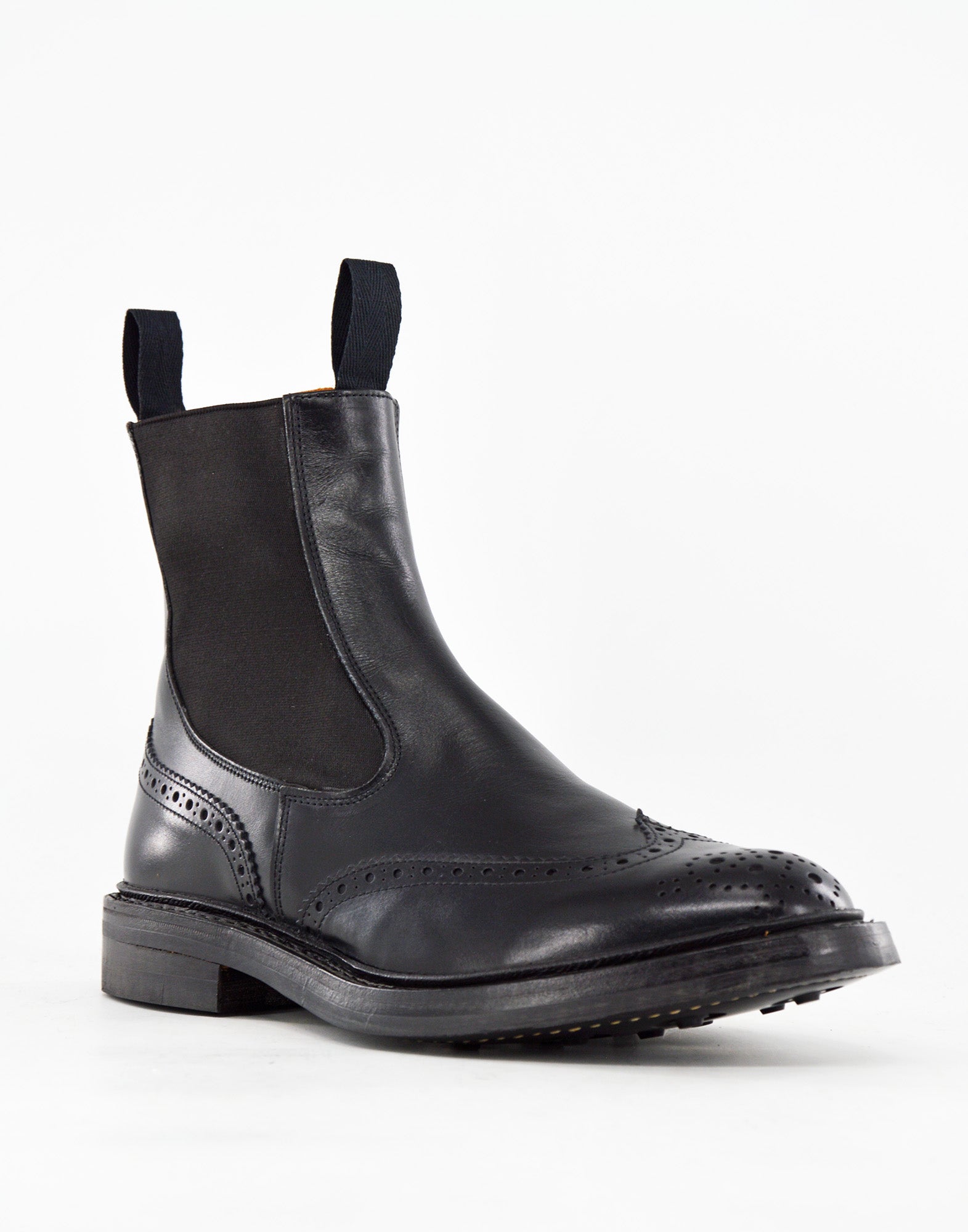 TRICKER'S Henry Country Dealer Boot Fondo Dainite in Pelle Nera