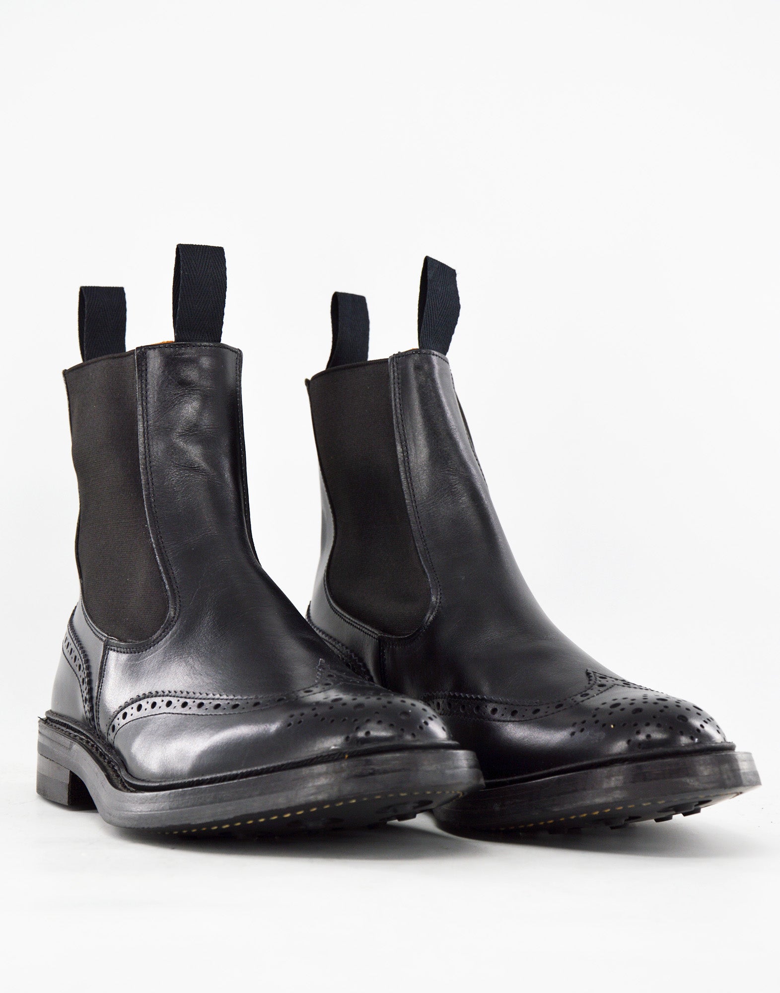 TRICKER'S Henry Country Dealer Boot Fondo Dainite in Pelle Nera