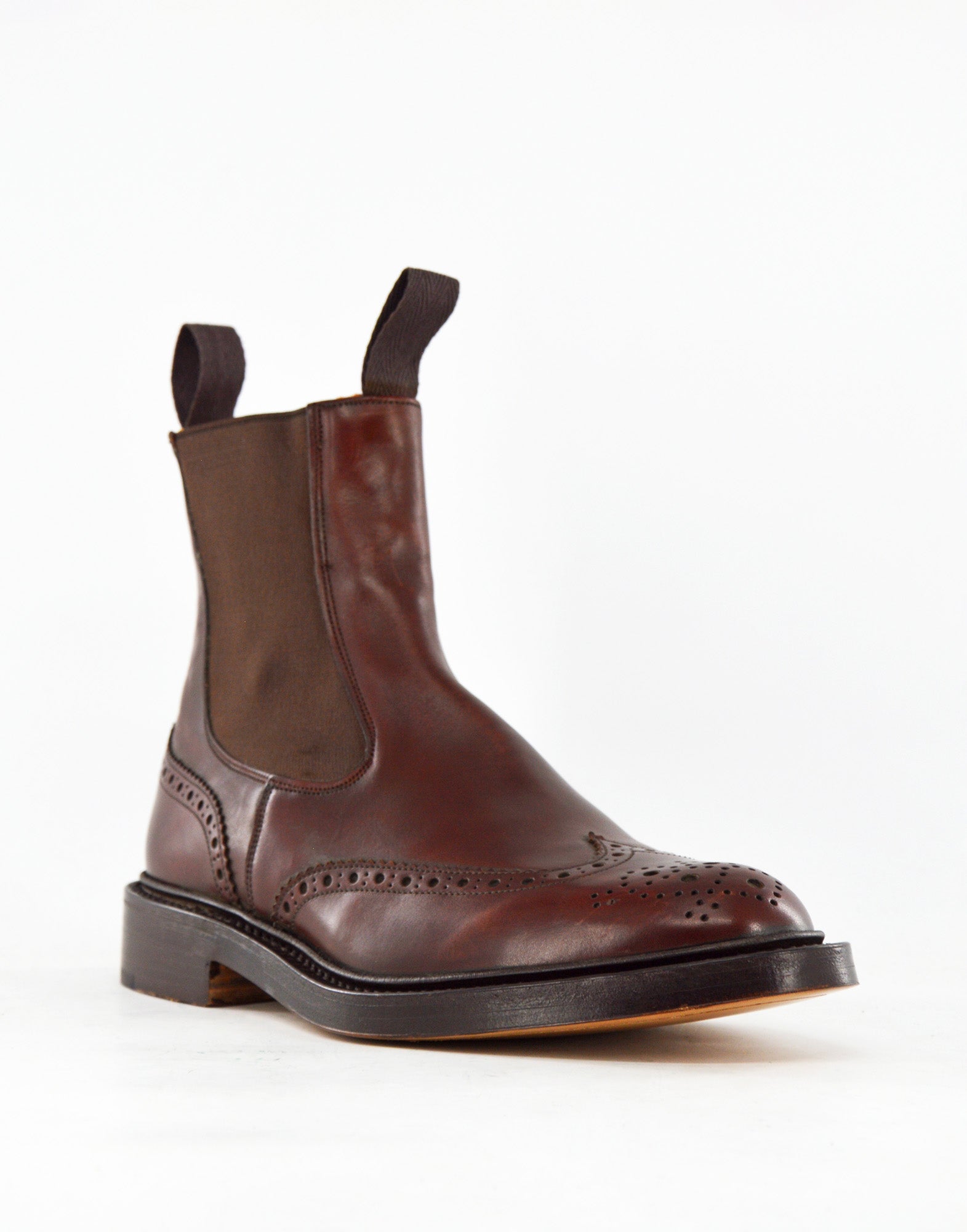 TRICKER'S Henry Country Dealer Boot Fondo Cuoio in Pelle Espresso Burnished