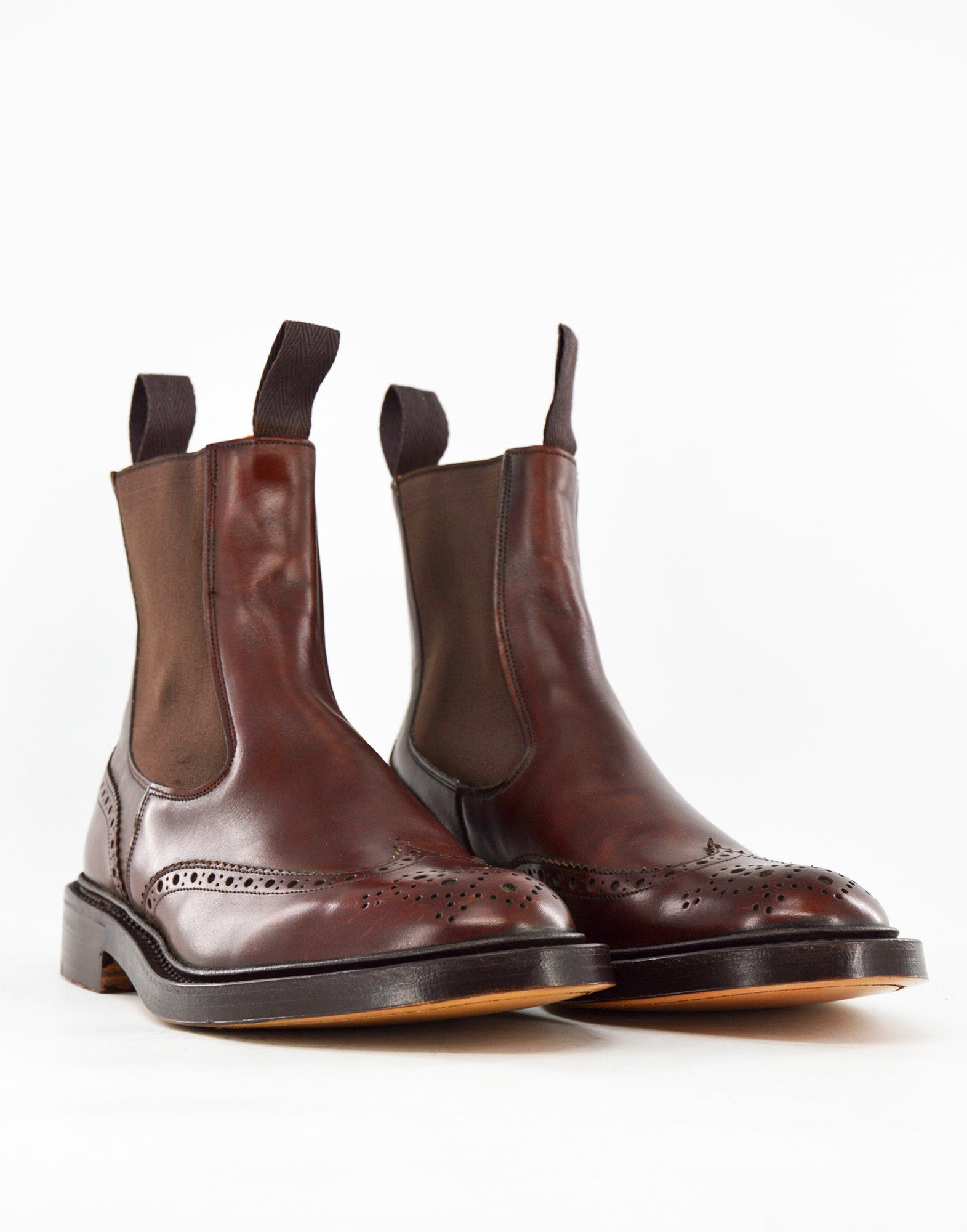 TRICKER'S Henry Country Dealer Boot Fondo Cuoio in Pelle Espresso Burnished