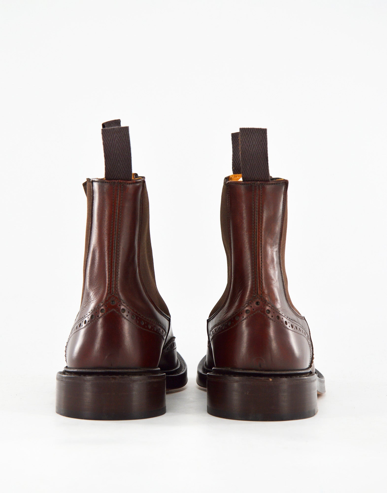 TRICKER'S Henry Country Dealer Boot Fondo Cuoio in Pelle Espresso Burnished