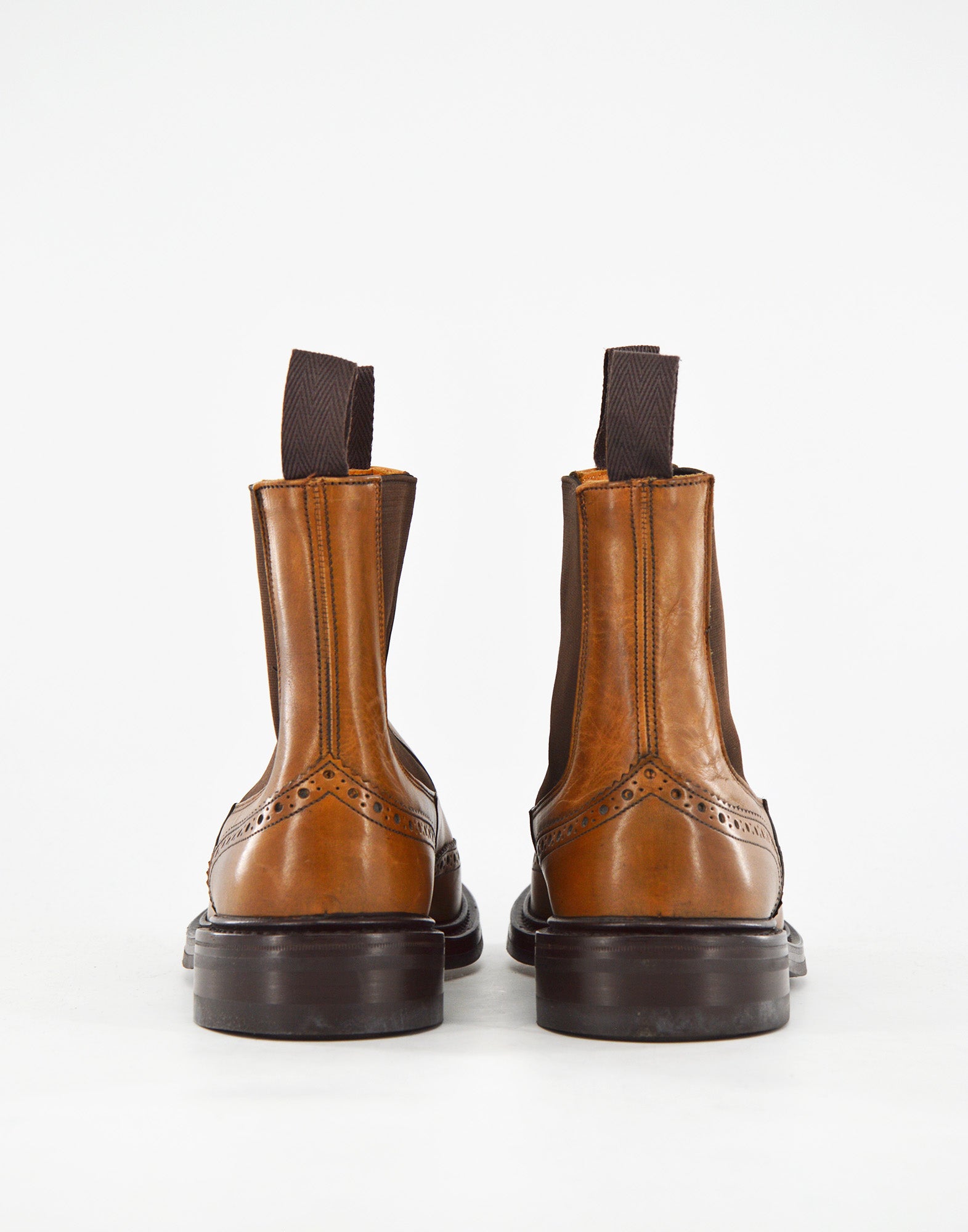 TRICKER'S Henry Country Dealer Boot Fondo Dainite in Pelle Coffe Burnished