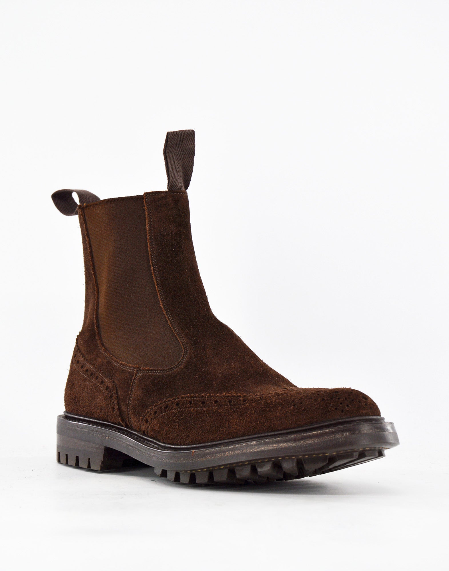 TRICKER'S Henry Country Dealer Boot Fondo Commando in Crosta Caffè Janus