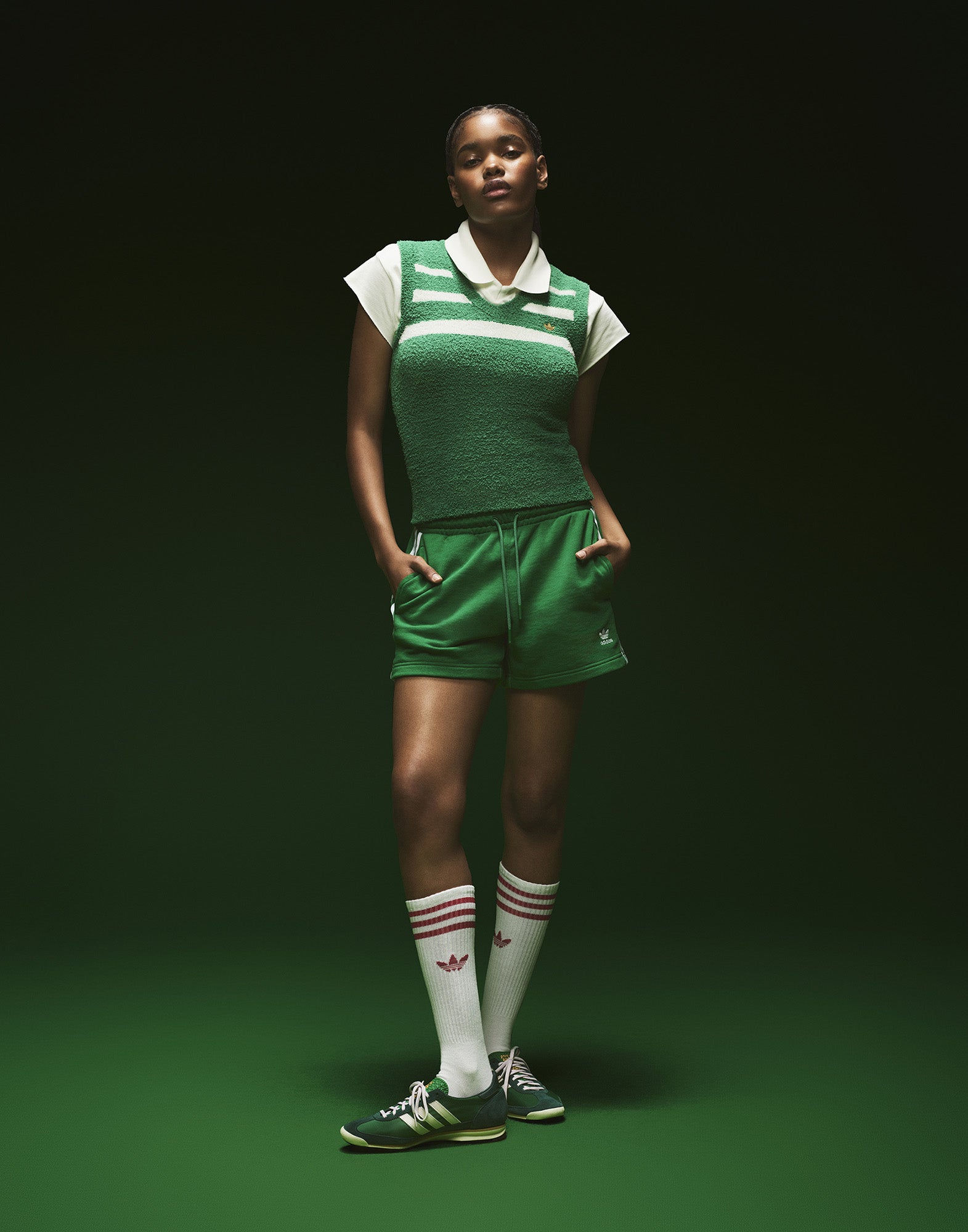 ADIDAS Sneakers SL 72 Night Indigo/Semi Green Spark