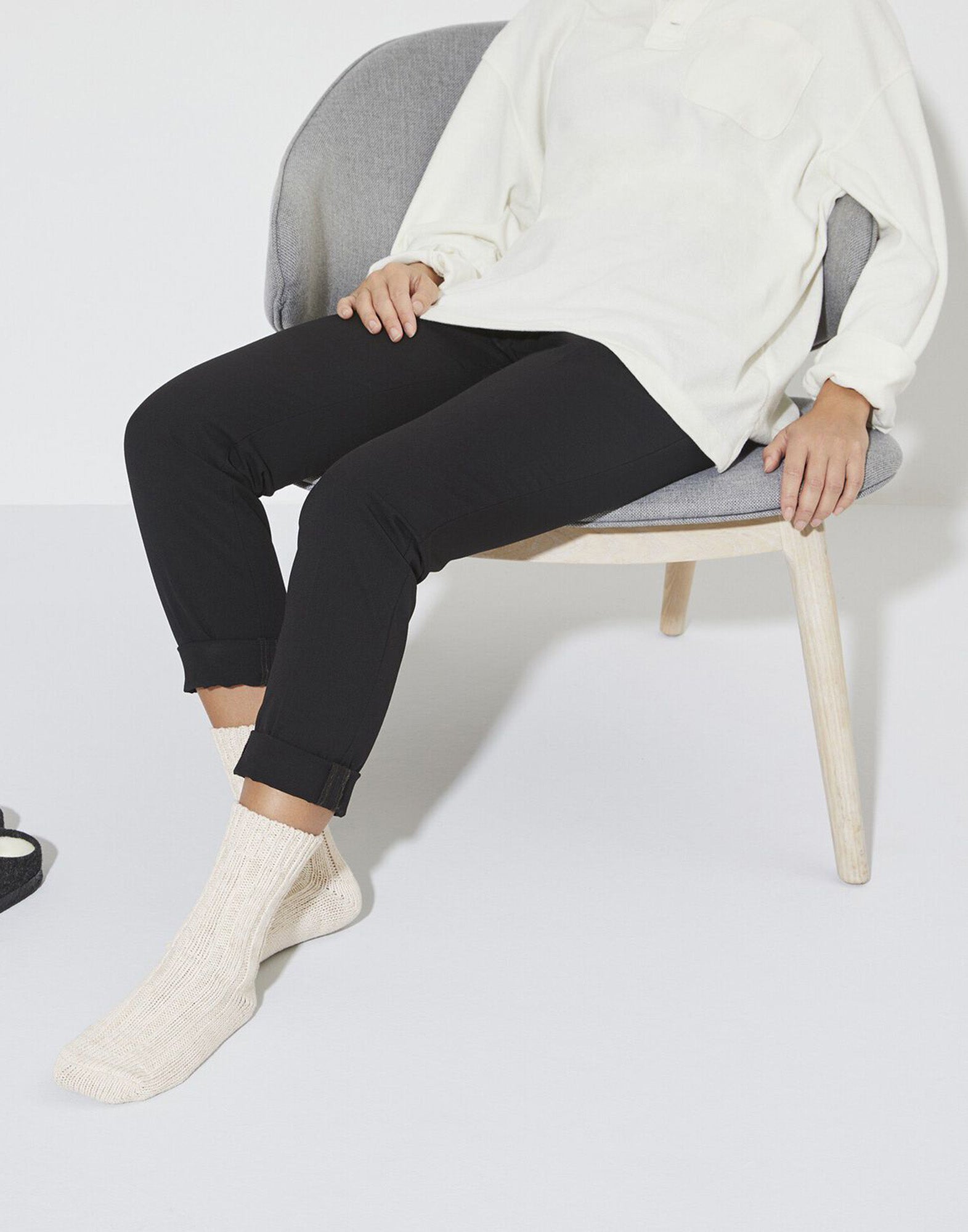 BIRKENSTOCK Calzini Cotton Twist Off White