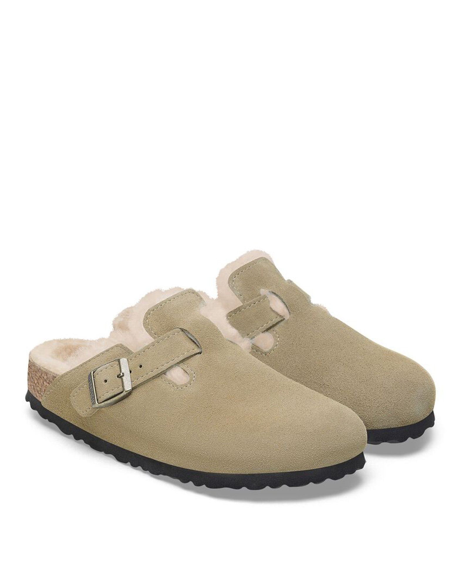 BIRKENSTOCK Boston Shearling Taupe