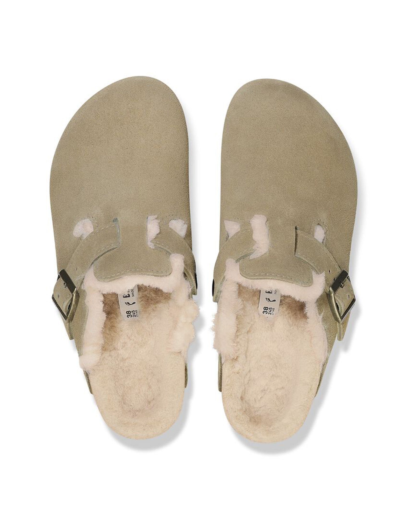 BIRKENSTOCK Boston Shearling Taupe
