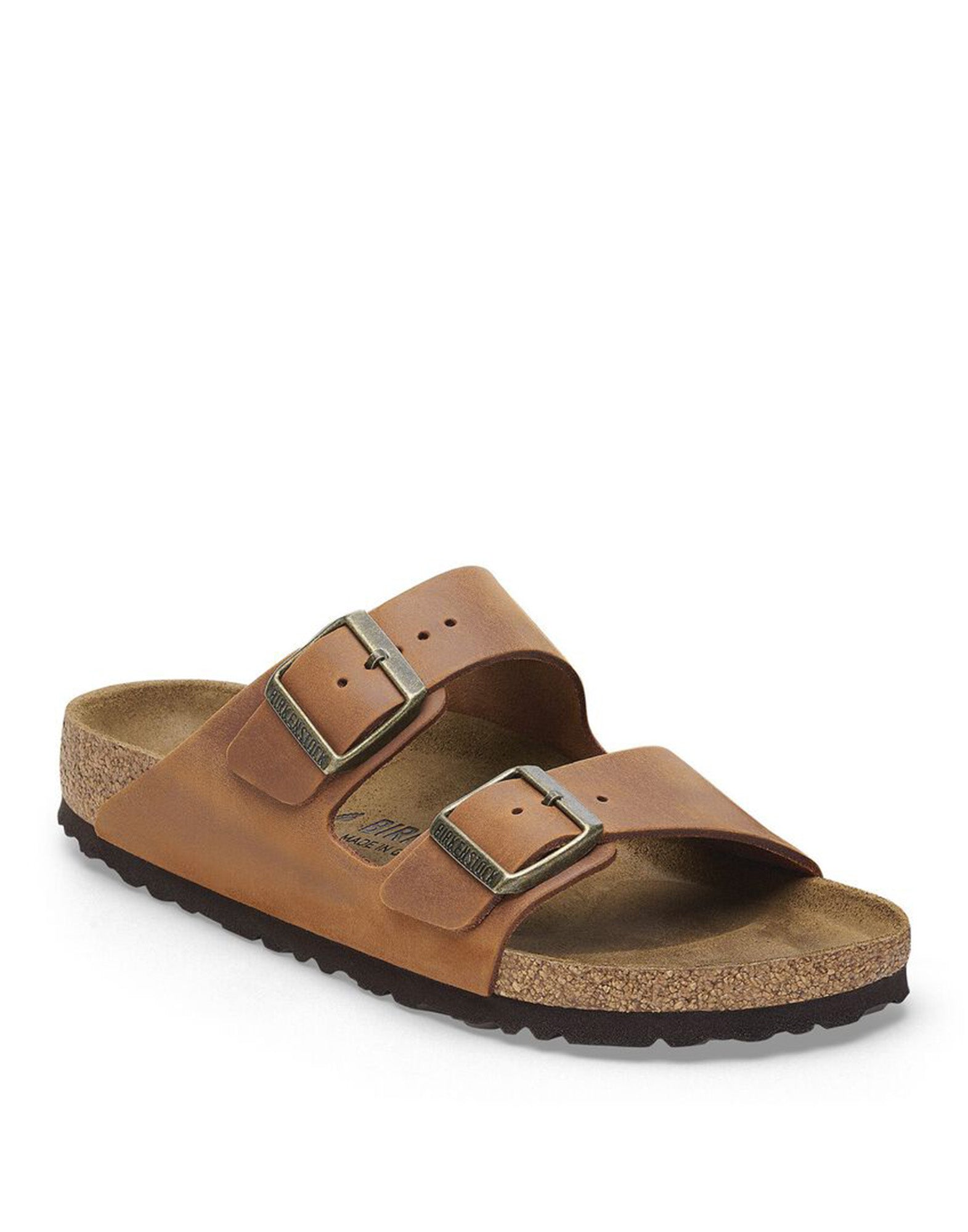 BIRKENSTOCK Sandali Arizona in Pelle Oliata Cognac
