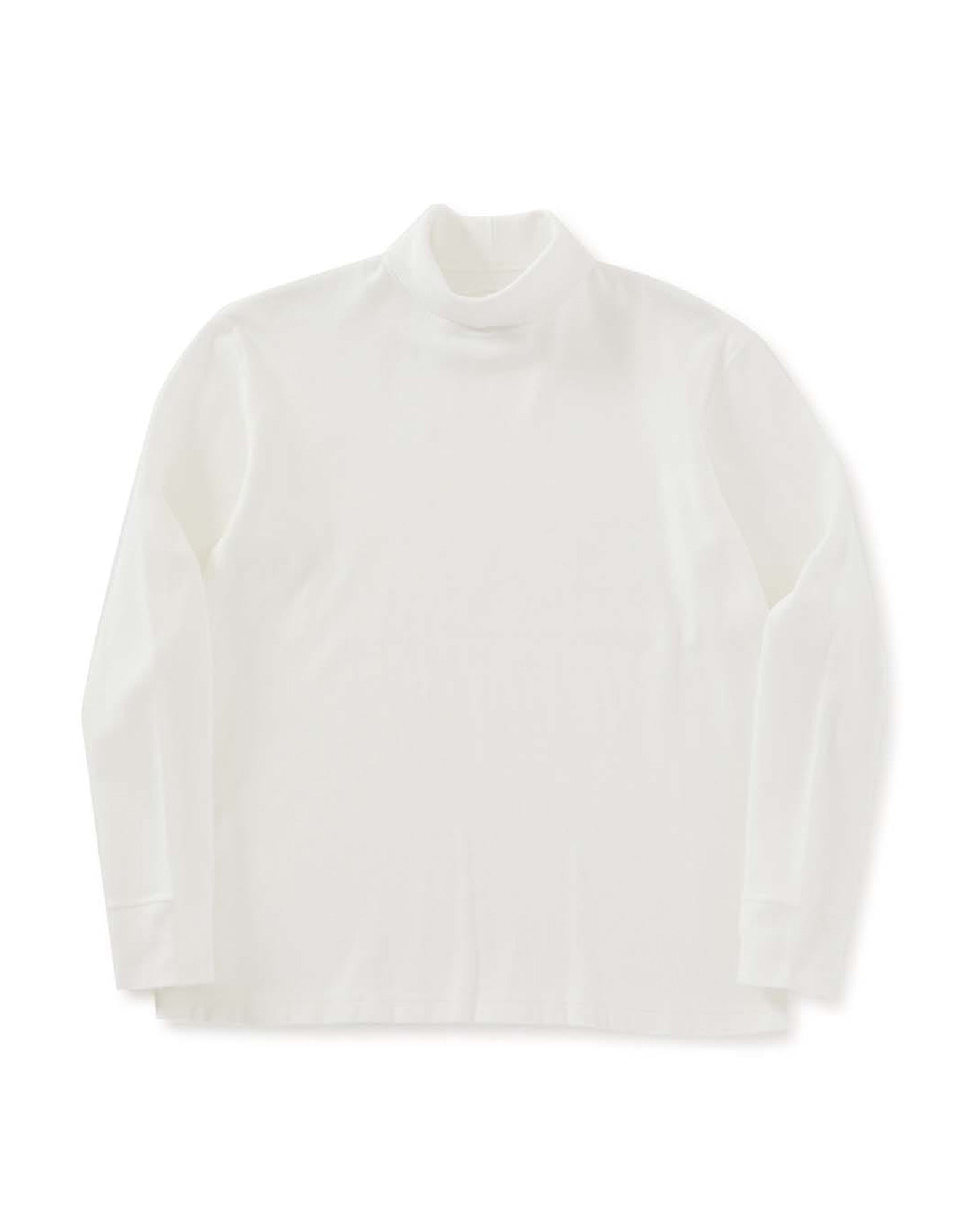 BLUE BLUE JAPAN T-shirt a Collo Alto in Jersey a Coste Natural