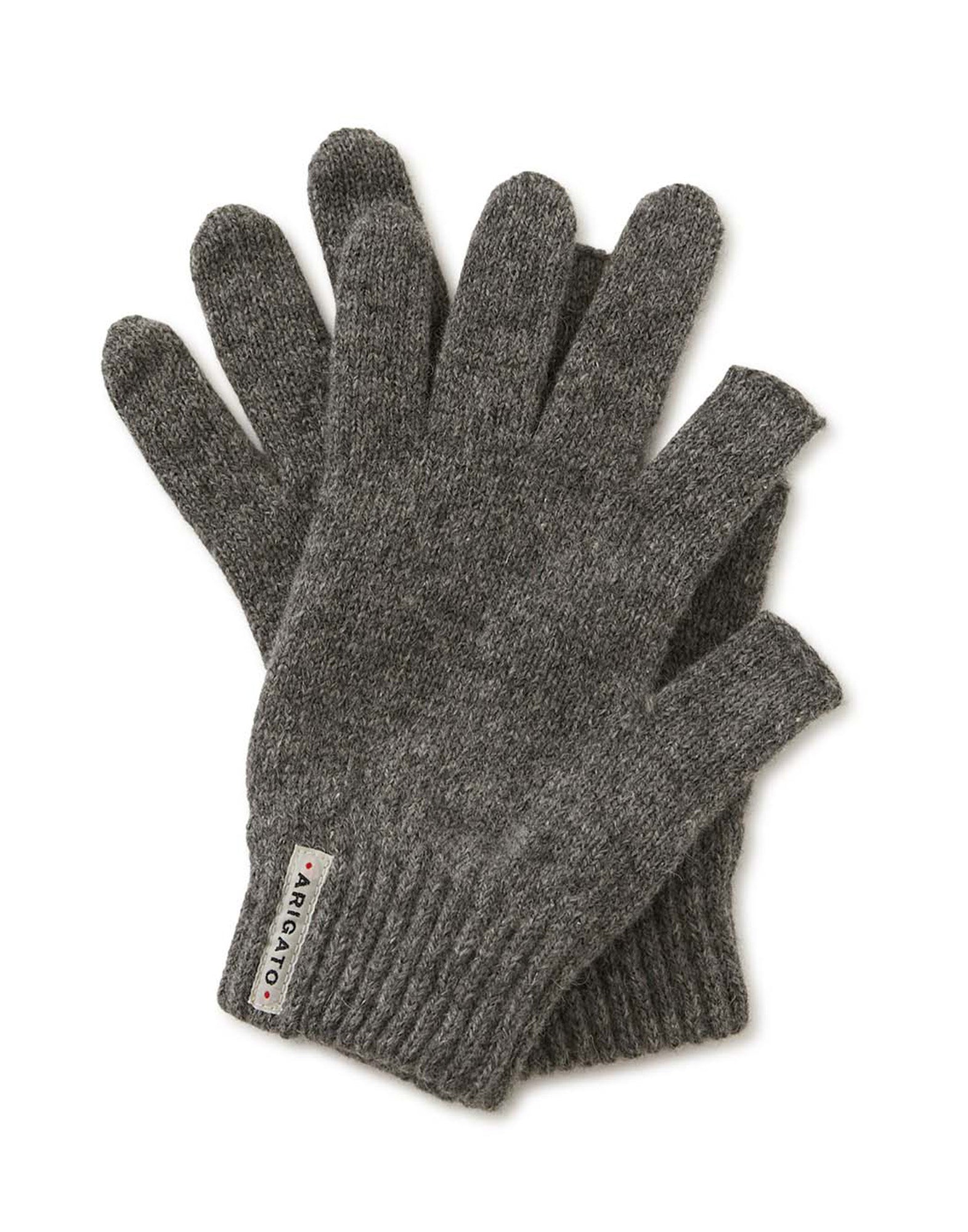 BLUE BLUE JAPAN Guanti in Cashmere Riciclato Grey