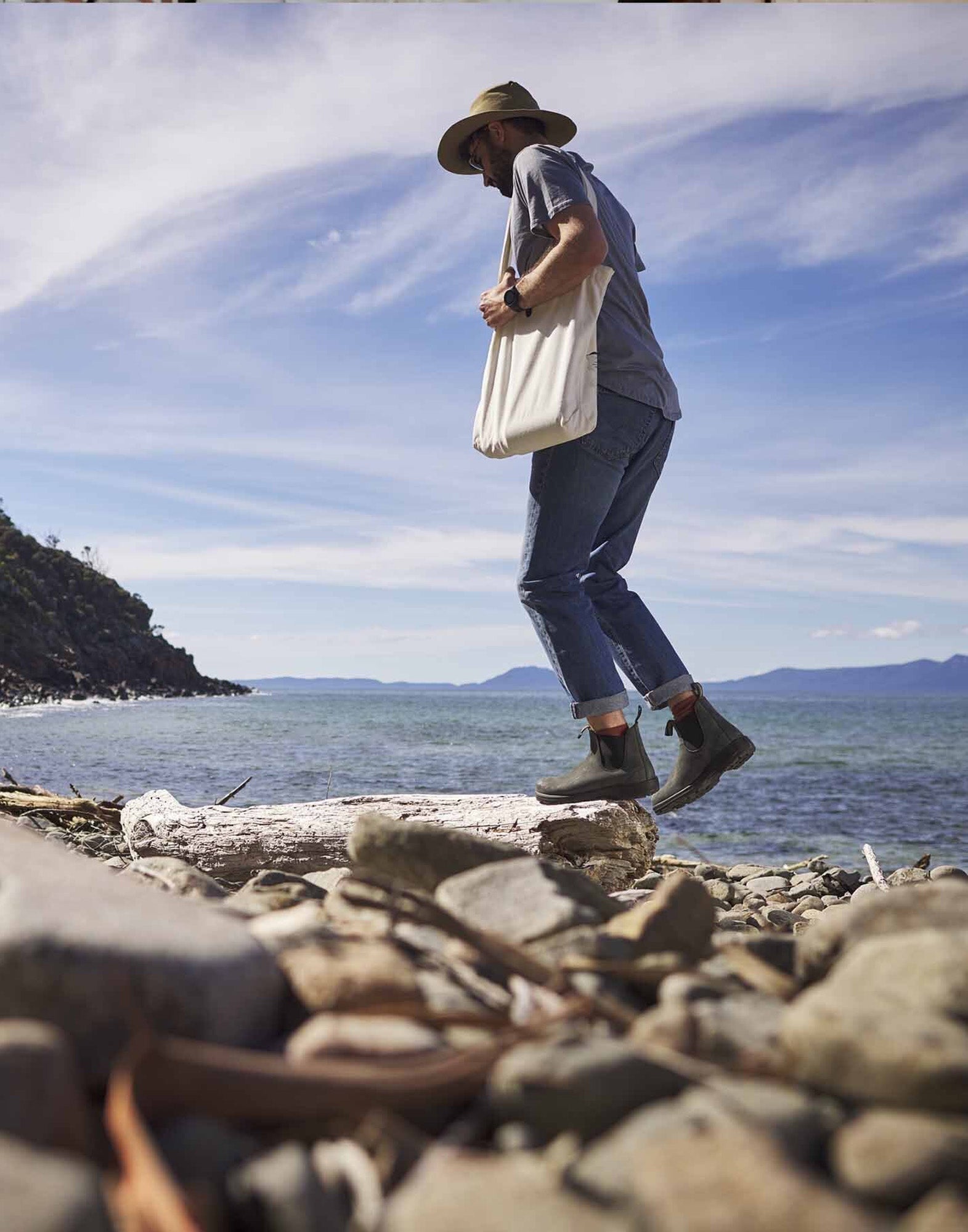 BLUNDSTONE Stivaletti Classic 587 Rustic Black