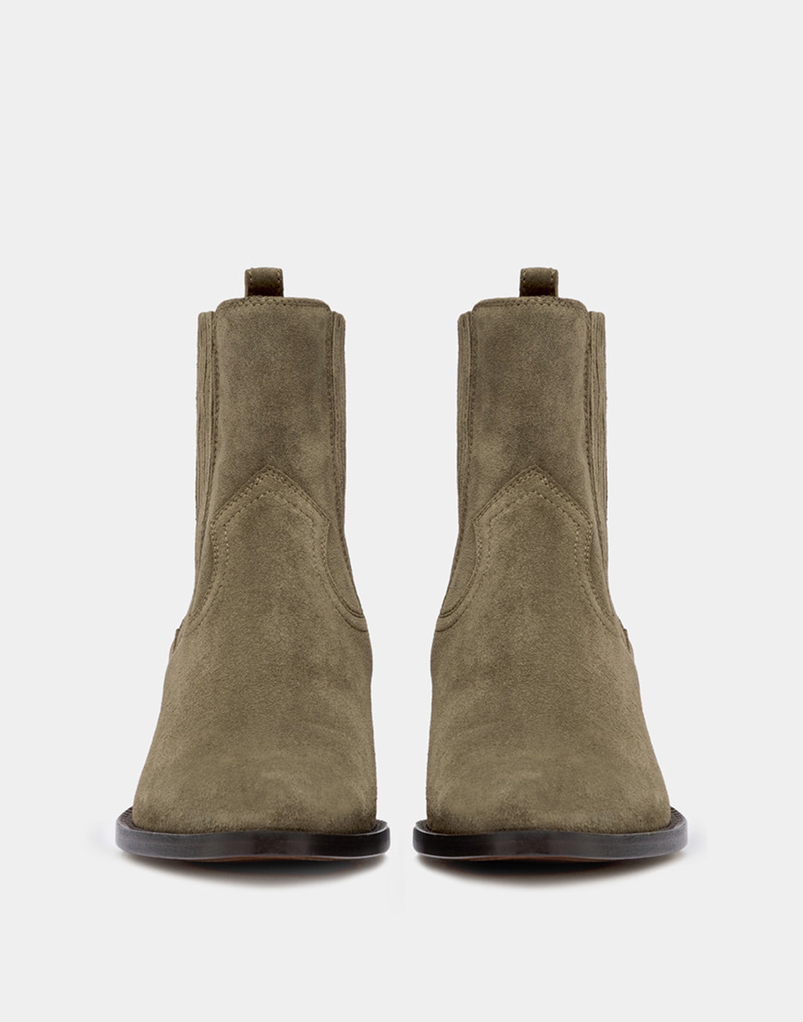 BUTTERO Stivaletto Annie in Suede Verde Bosco