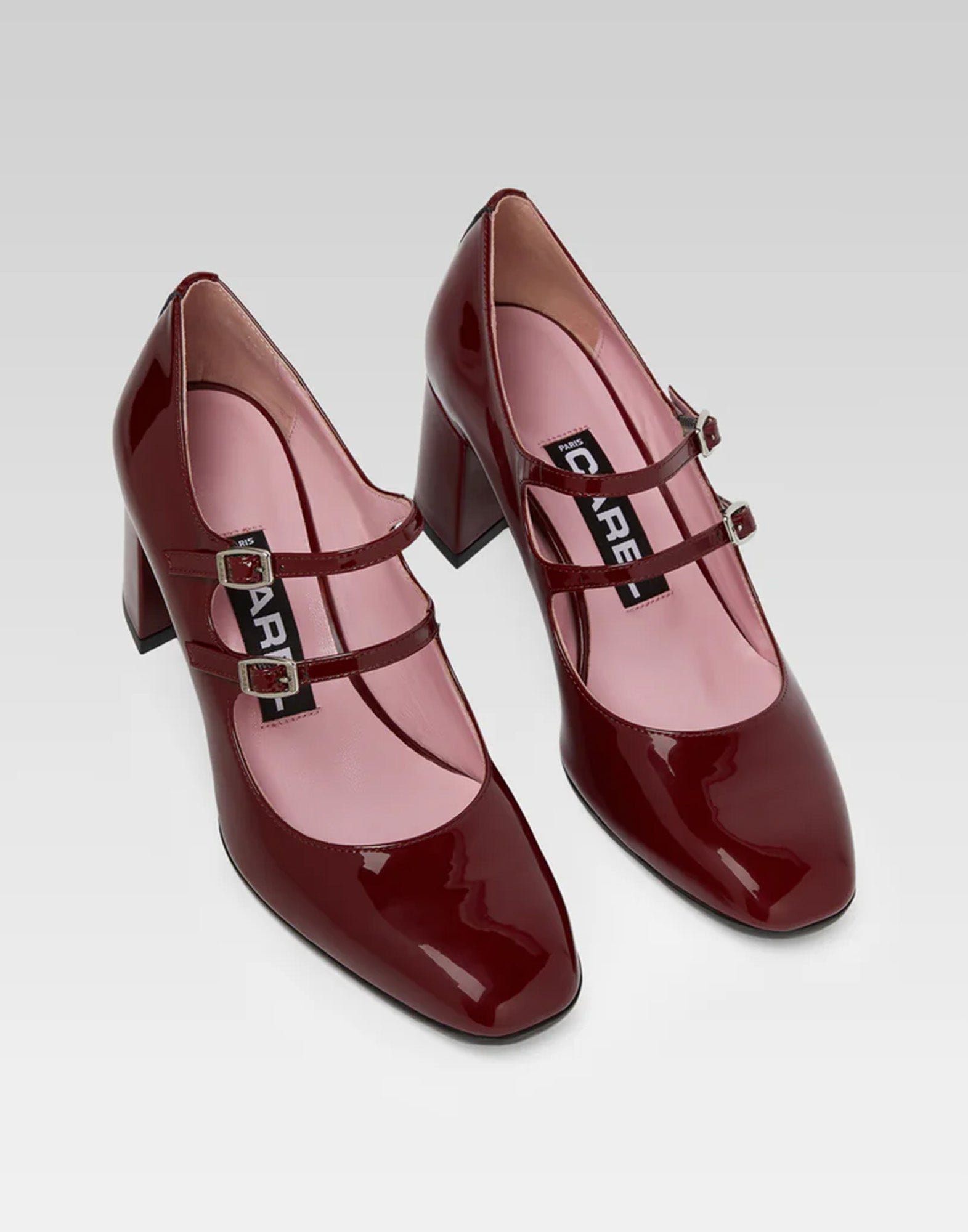 CAREL Mary Janes Alice in Vernice Bordeaux