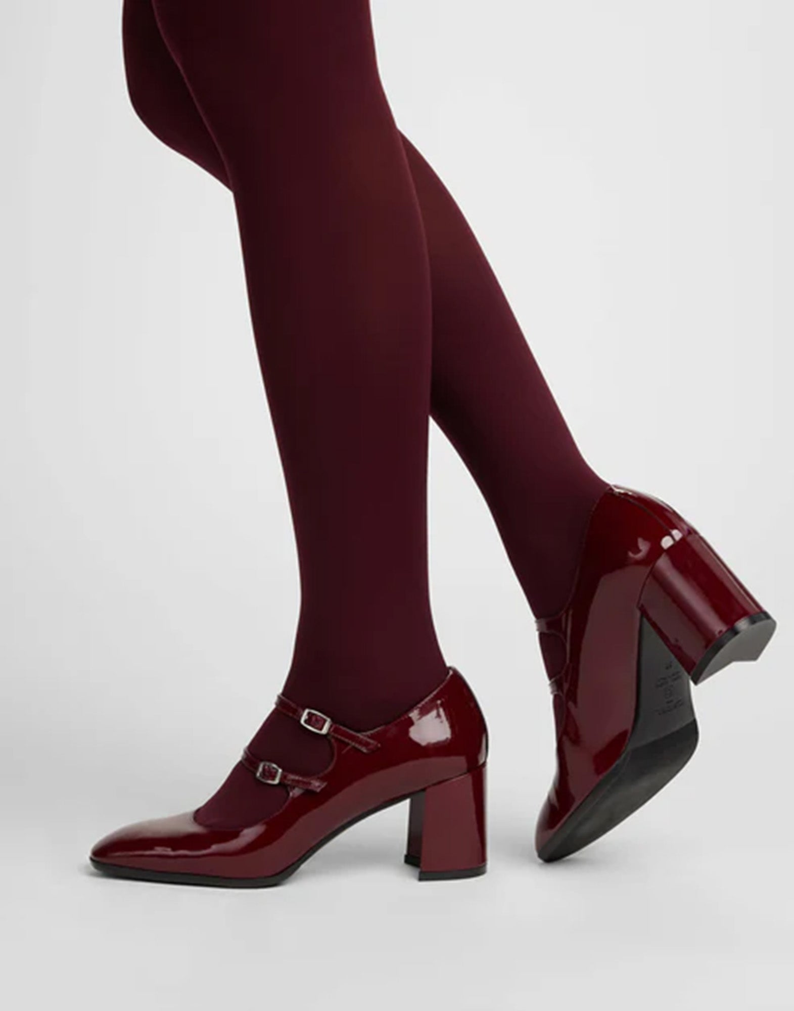 CAREL Mary Janes Alice in Vernice Bordeaux