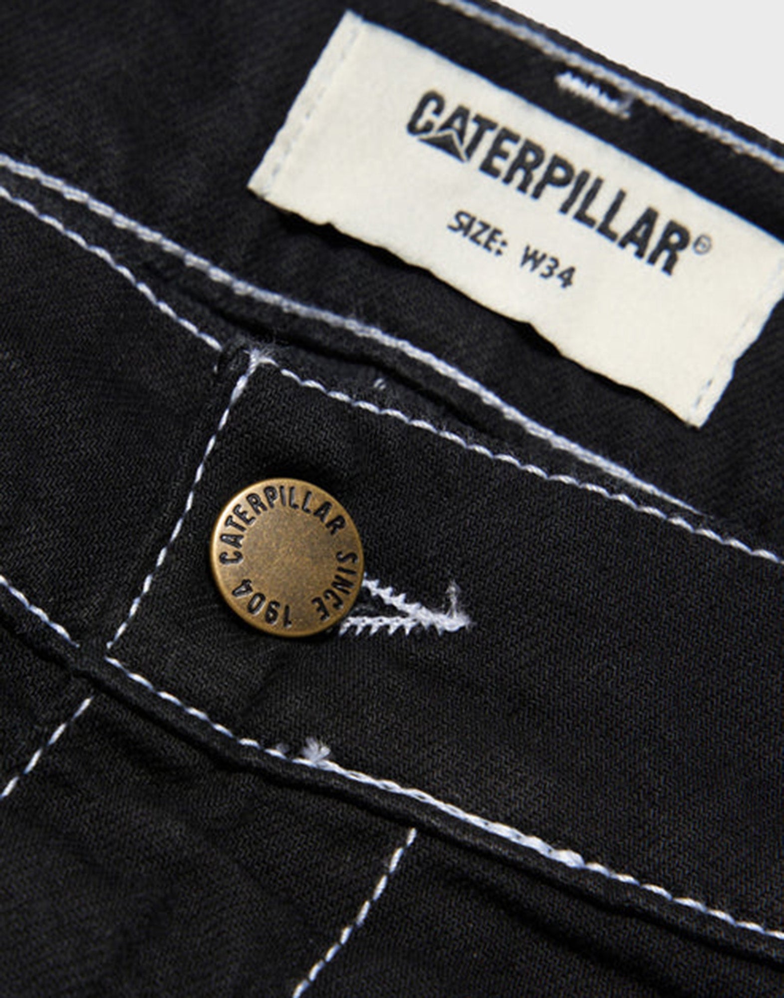 CAT WWR Jeans Double Knee Neri