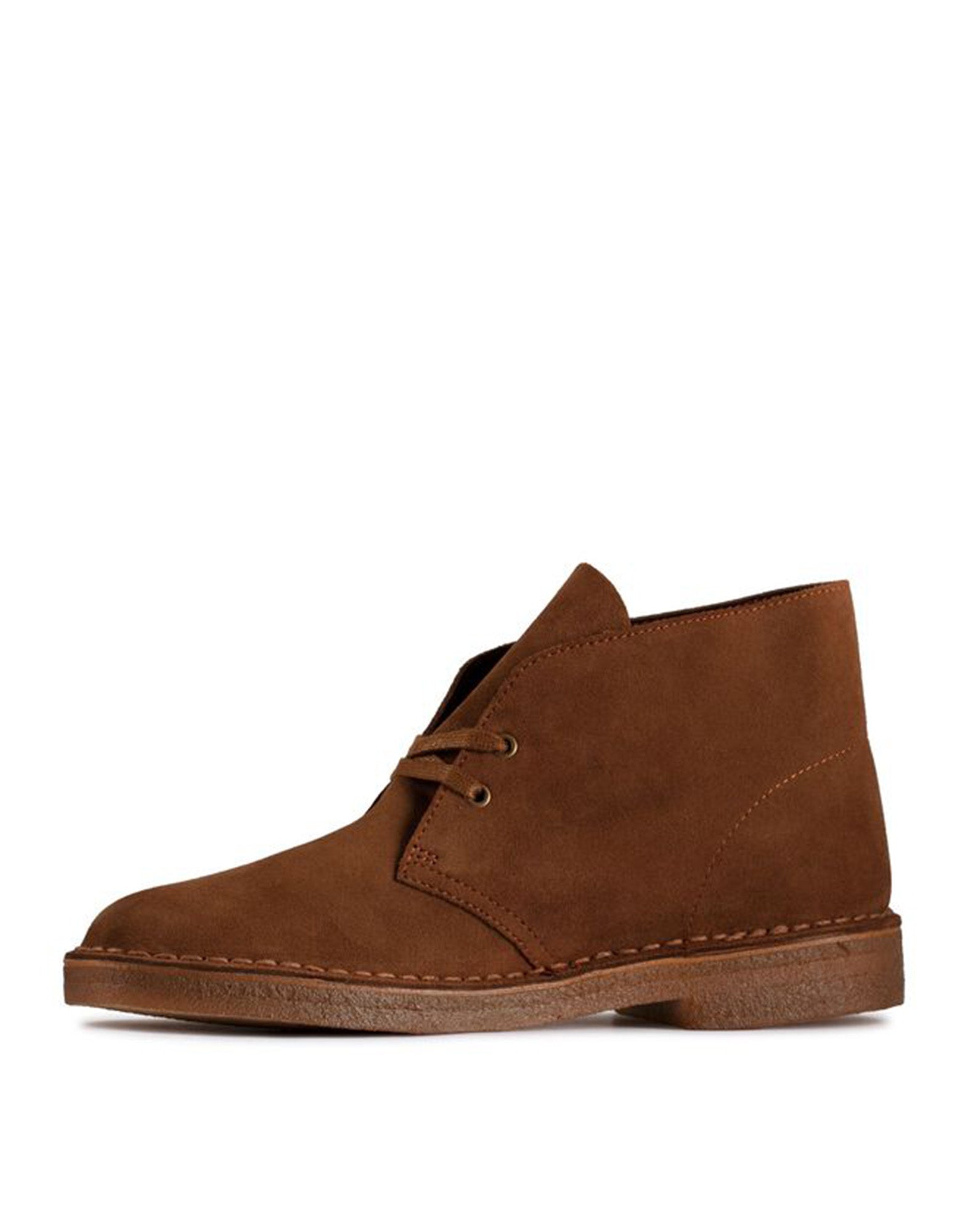 CLARKS Polacchine Desert Boot in Pelle Scamosciata Cola
