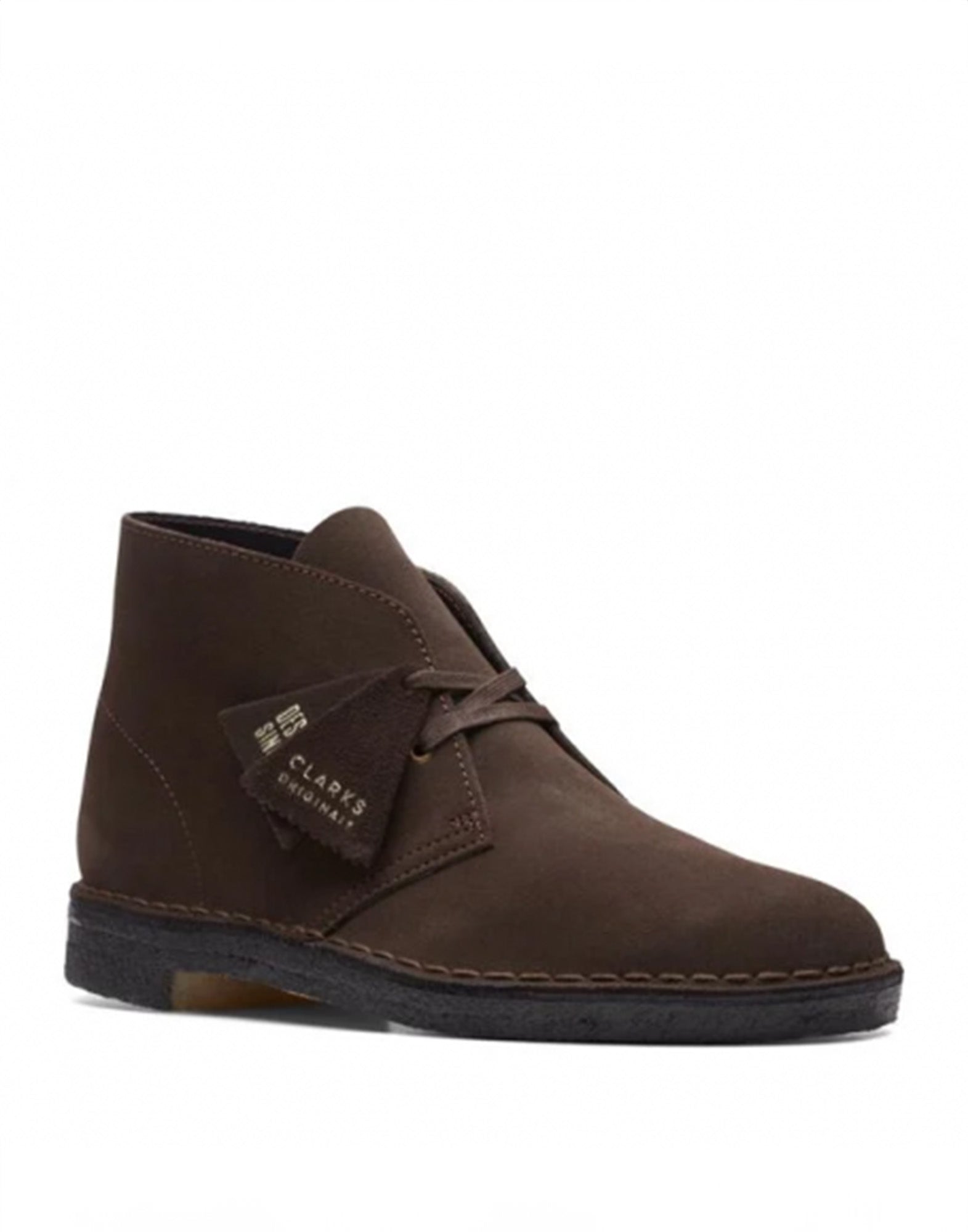 CLARKS Polacchine Desert Boot in Pelle Scamosciata Brown