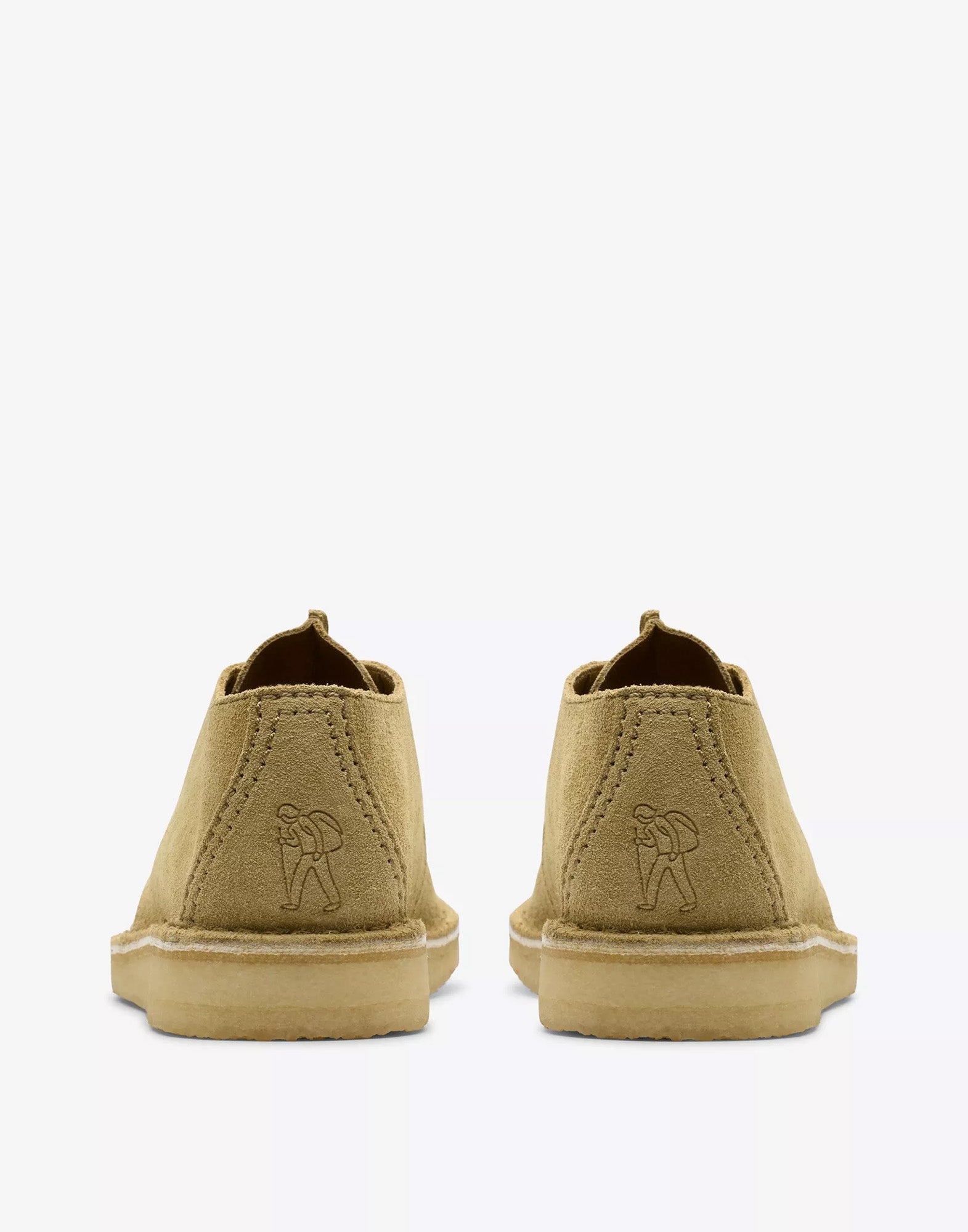 CLARKS Polacchine Desert Trek in Pelle Scamosciata Oakwood