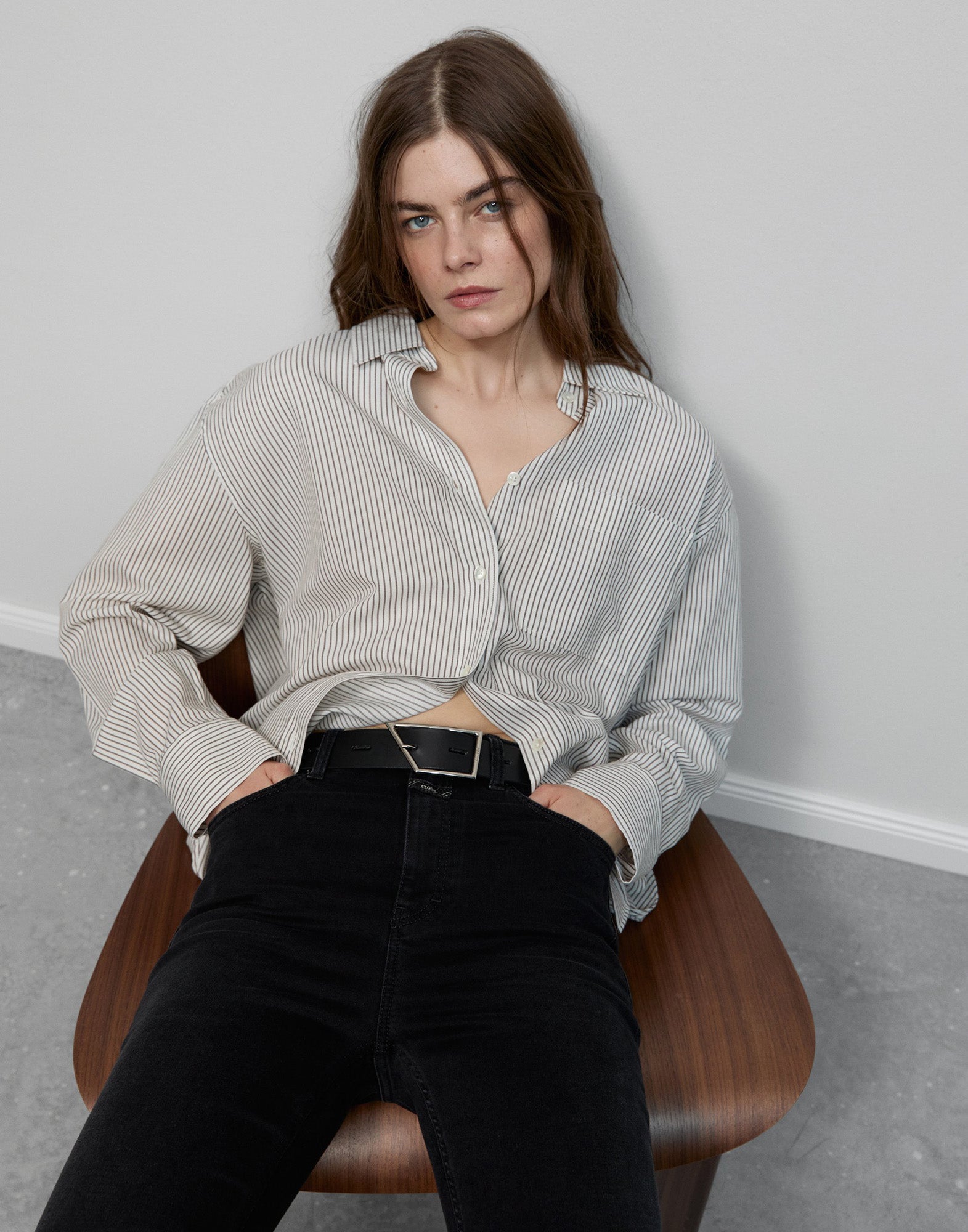 CLOSED Jeans Flared Hi-Sun Grigio Scuro